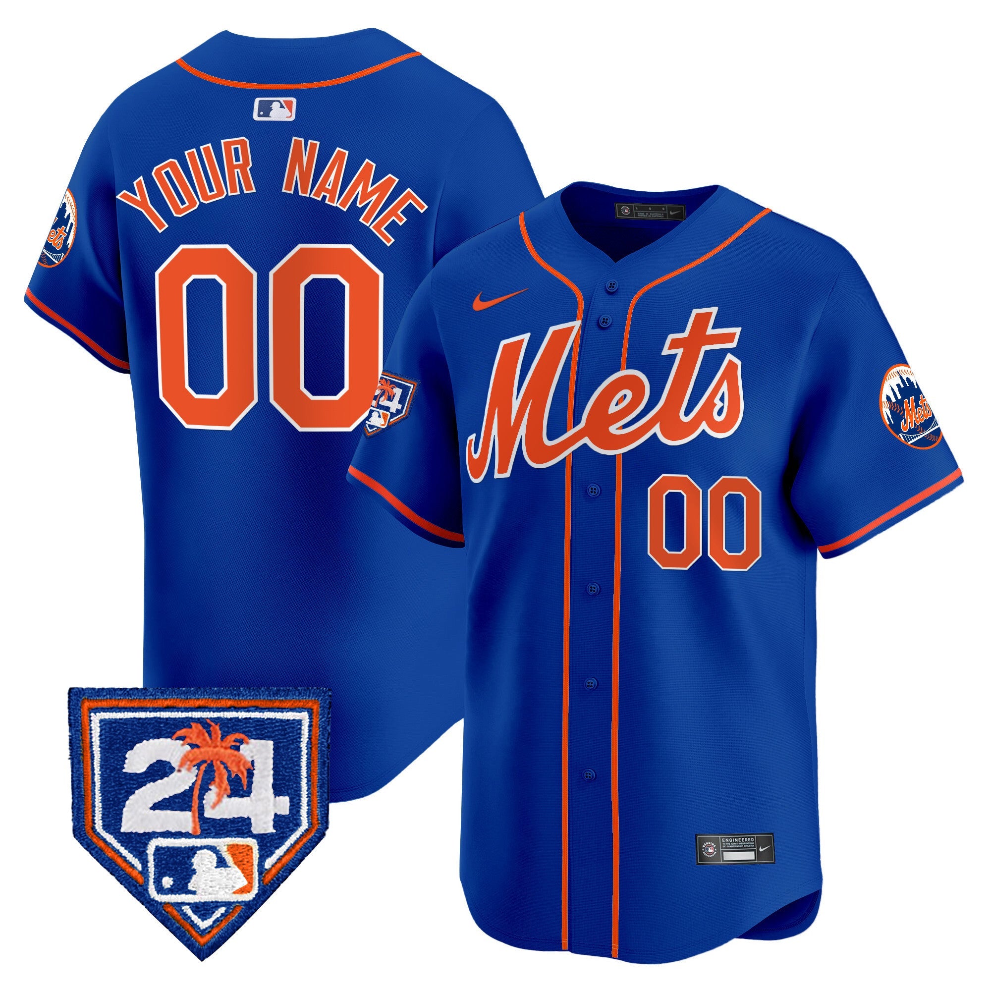 New York 2024 Spring Training Vapor Premier Limited Custom Jersey V2