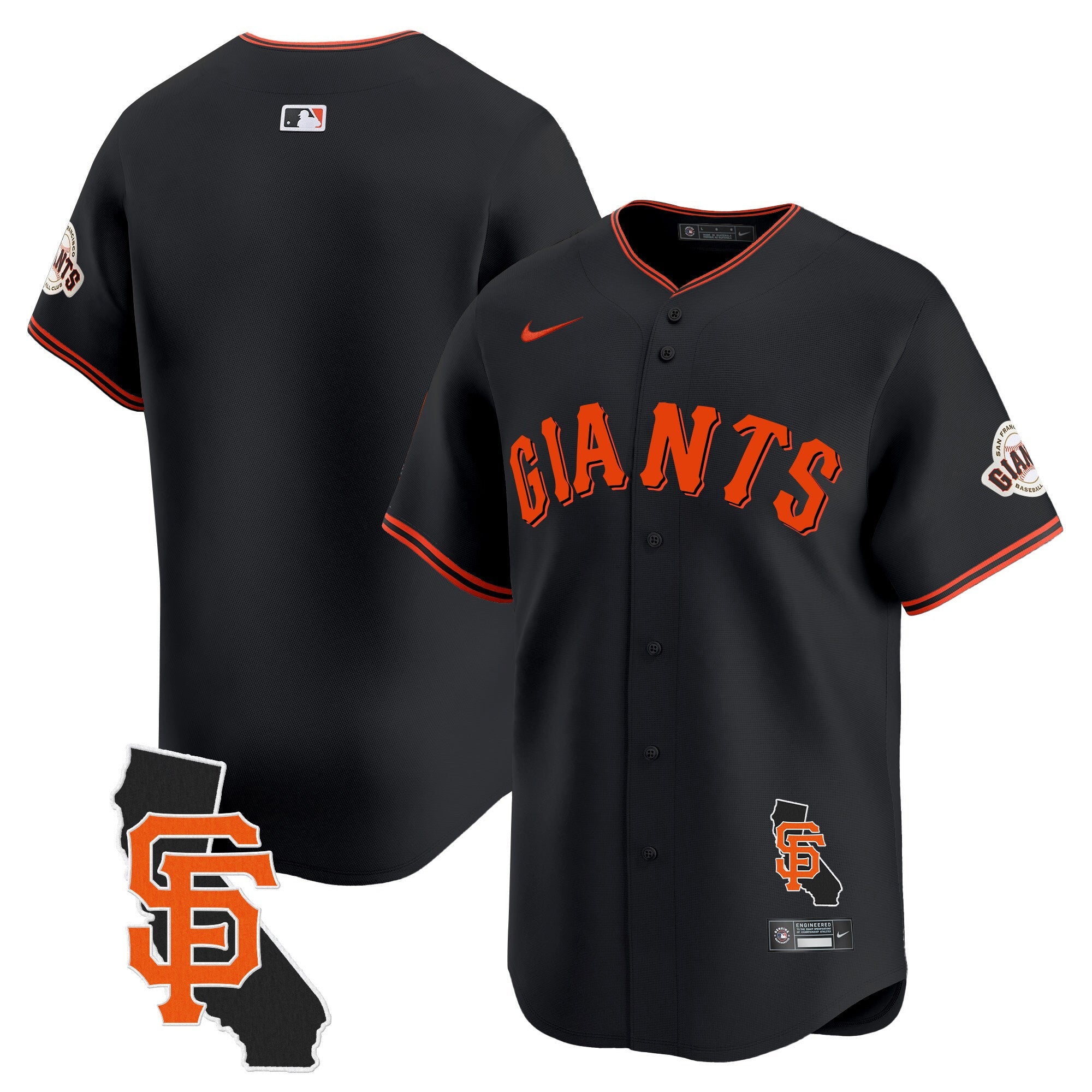 Men’s San Francisco California Patch Vapor Premier Limited Jersey