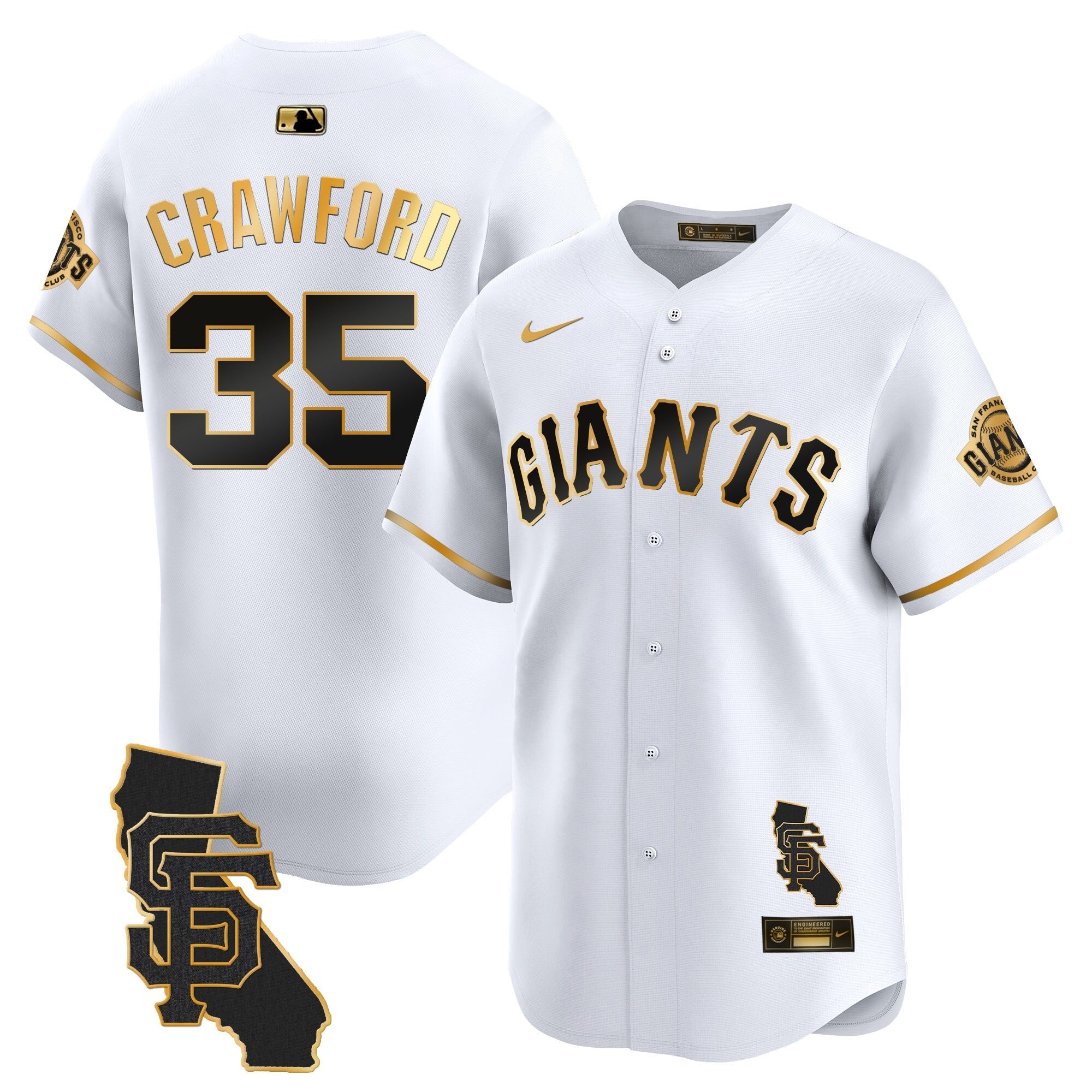 Men’s San Francisco California Patch Vapor Premier Limited Jersey