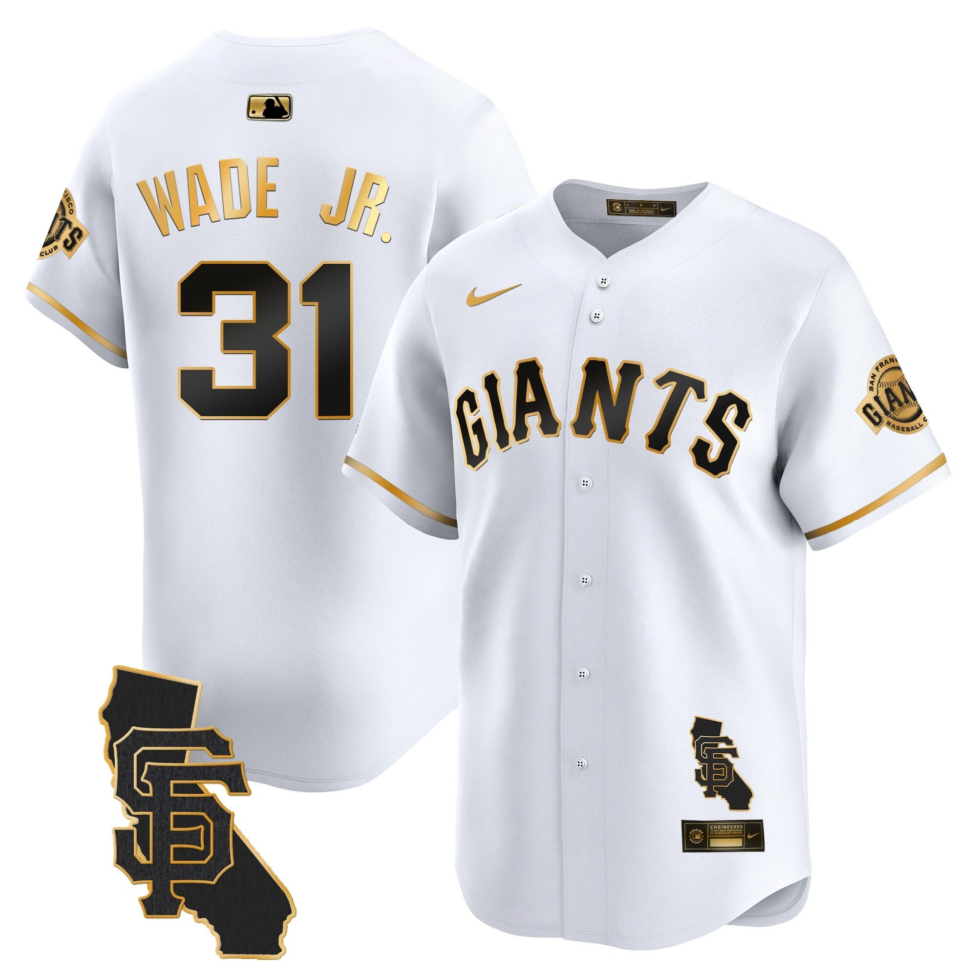 Men’s San Francisco California Patch Vapor Premier Limited Jersey