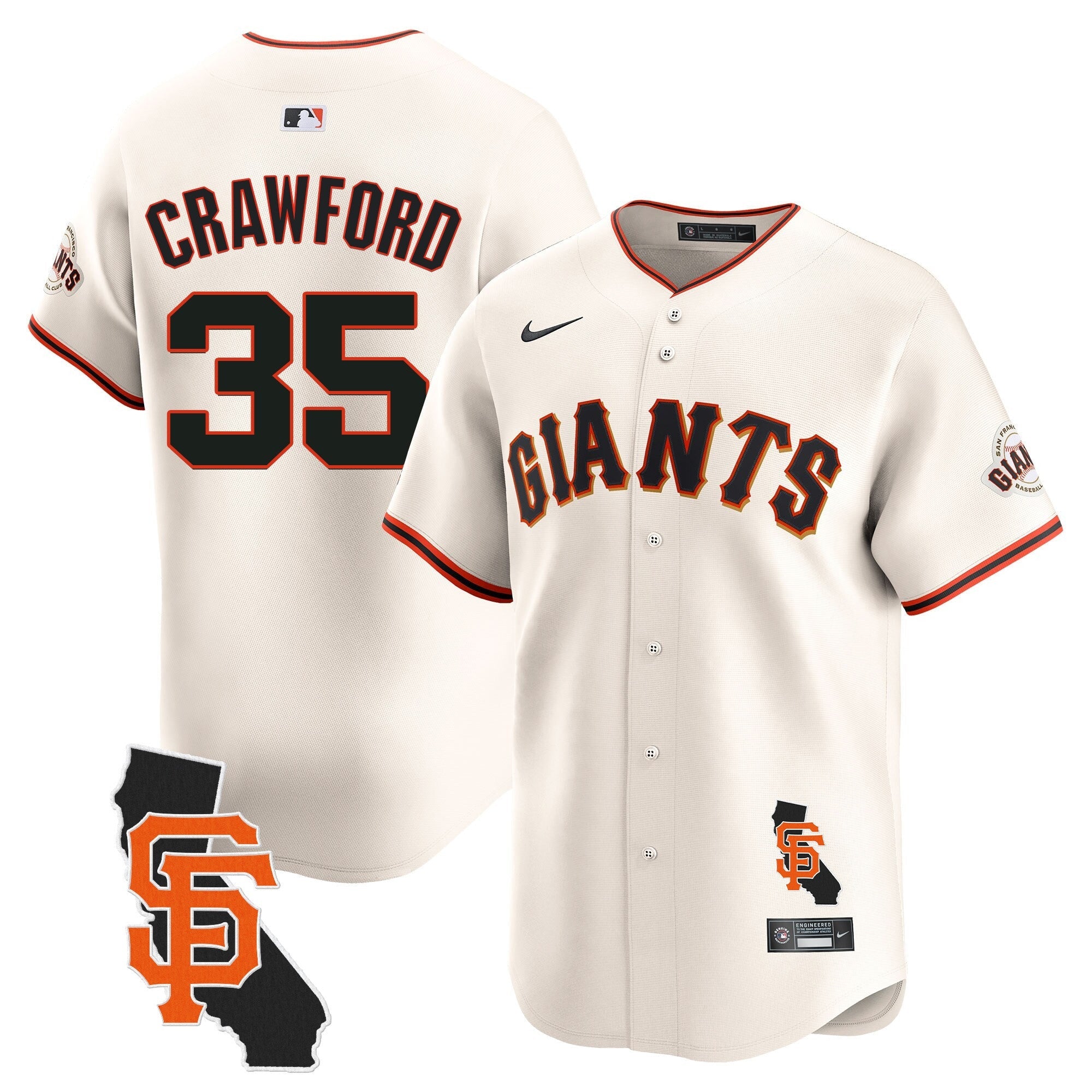 Men’s San Francisco California Patch Vapor Premier Limited Jersey