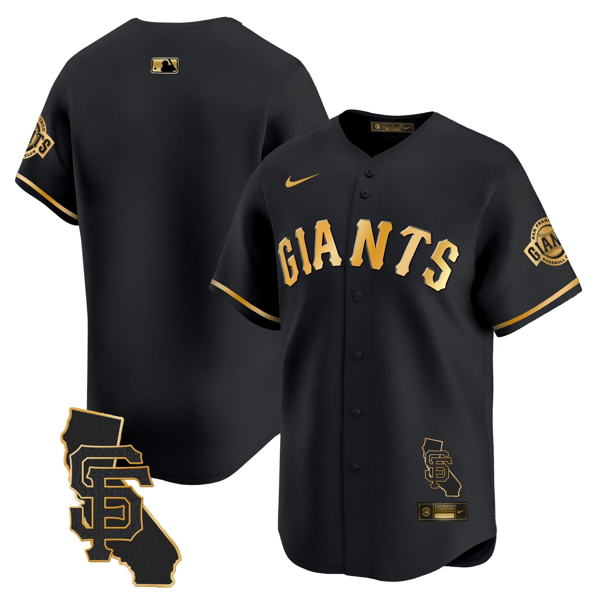 Men’s San Francisco California Patch Vapor Premier Limited Jersey