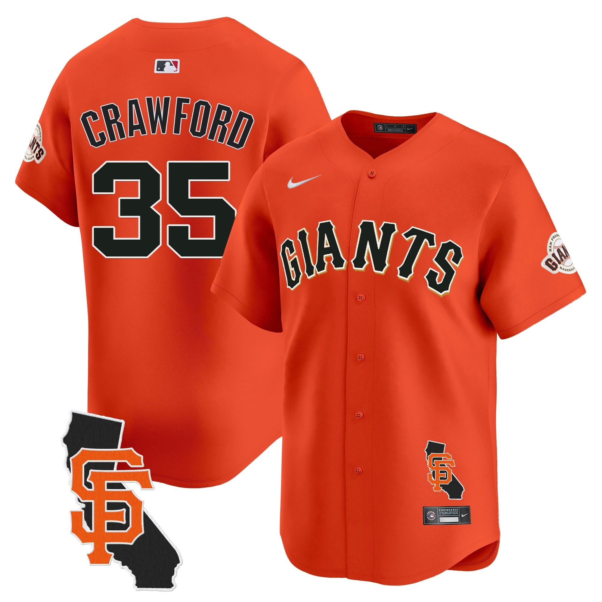Men’s San Francisco California Patch Vapor Premier Limited Jersey