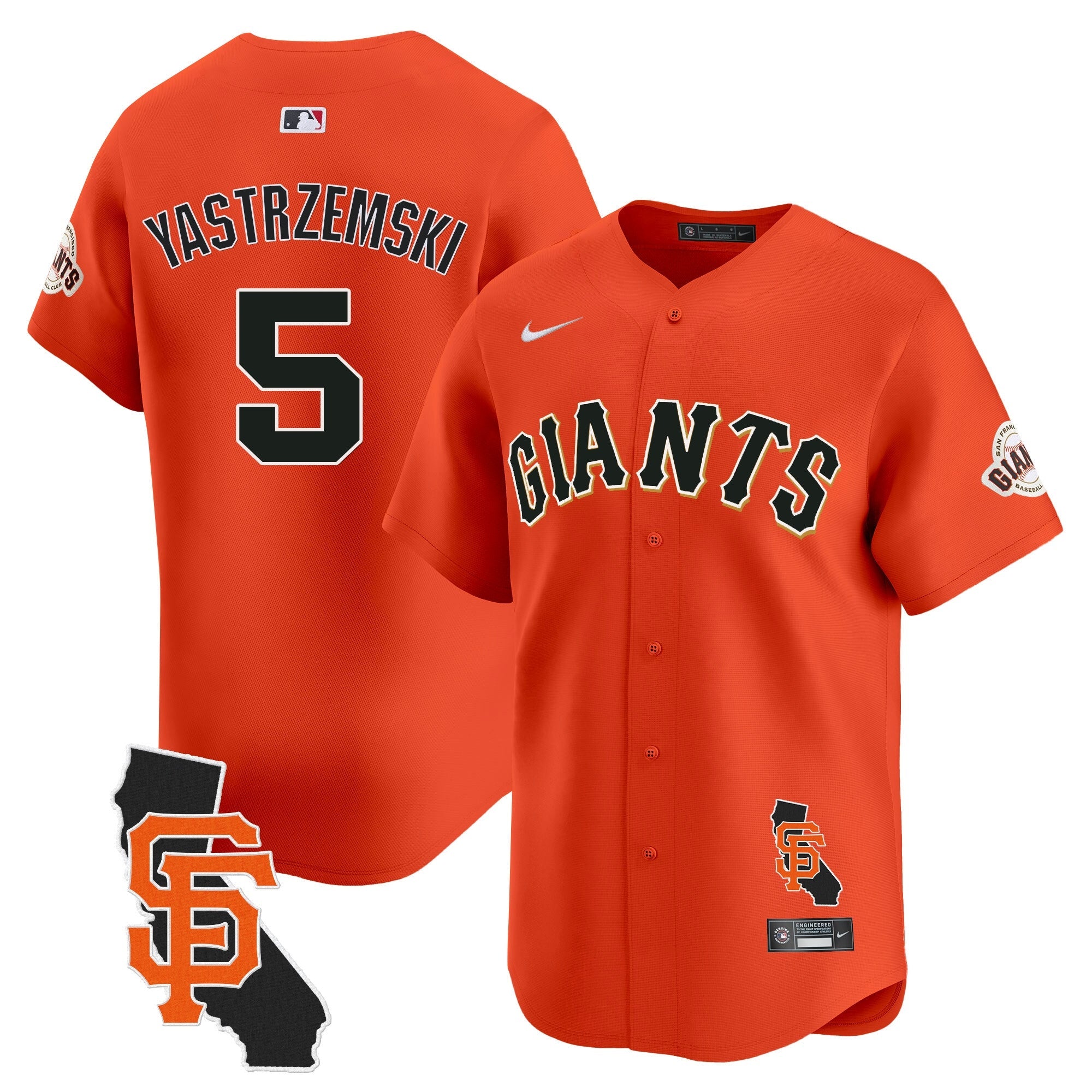 Men’s San Francisco California Patch Vapor Premier Limited Jersey