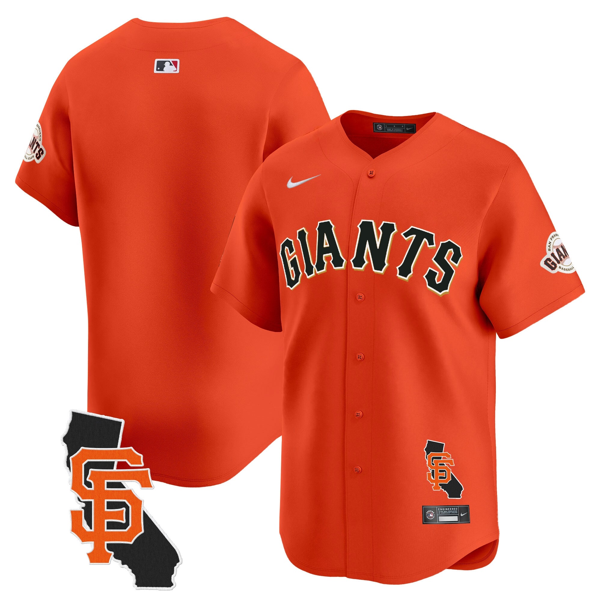 Men’s San Francisco California Patch Vapor Premier Limited Jersey
