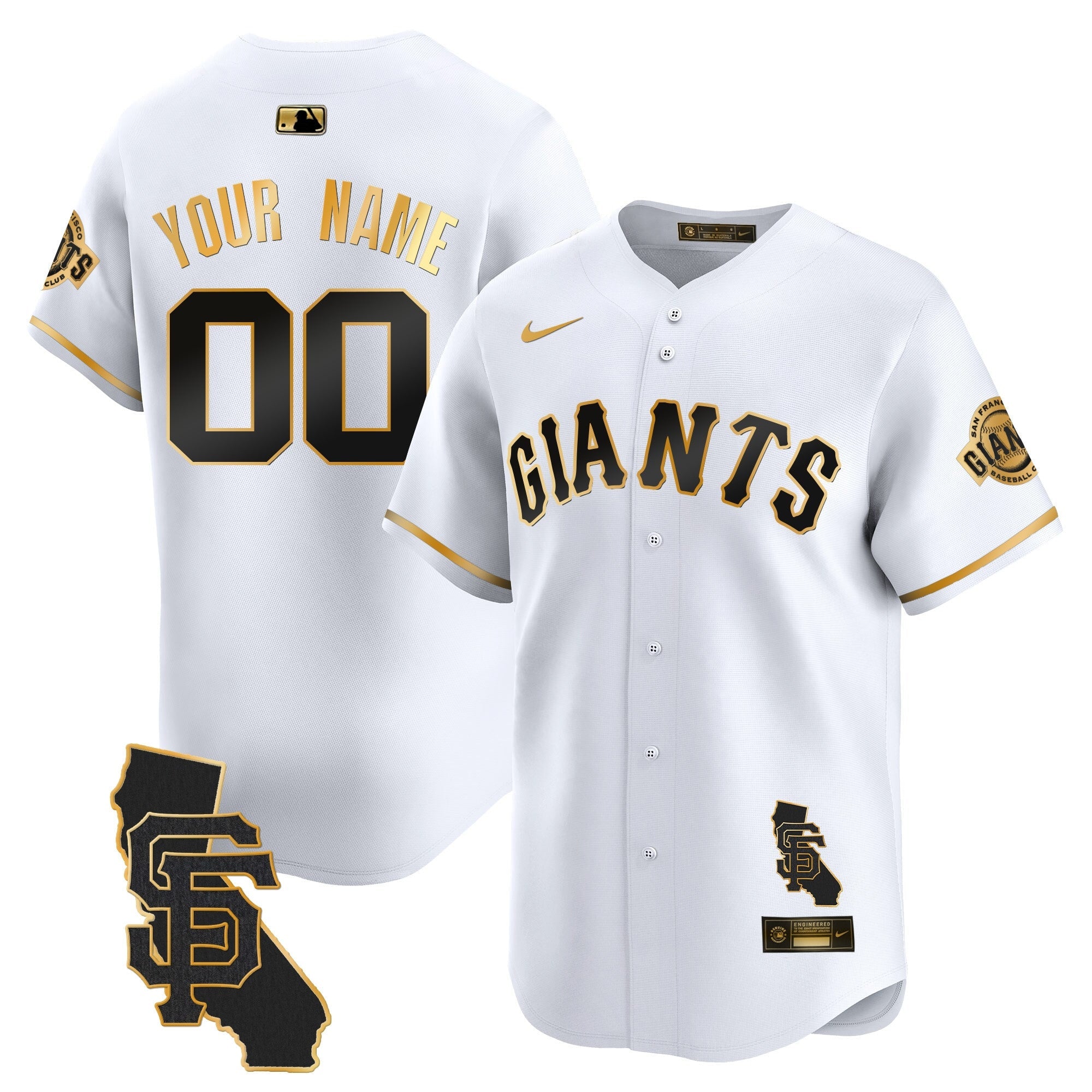 San Francisco California Patch Vapor Premier Limited Custom Jersey