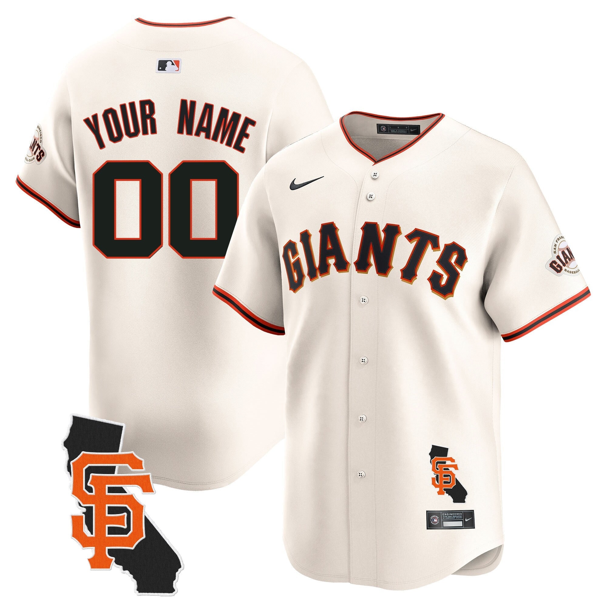 San Francisco California Patch Vapor Premier Limited Custom Jersey