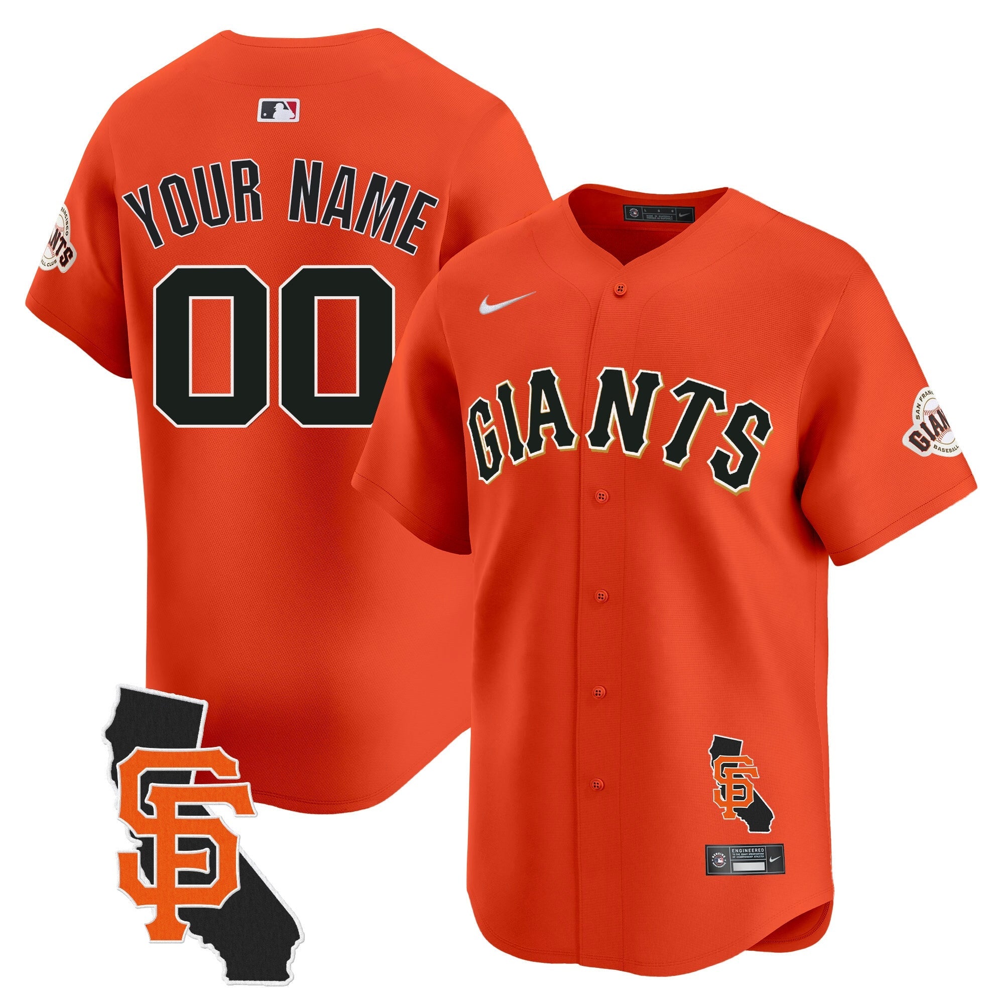 San Francisco California Patch Vapor Premier Limited Custom Jersey