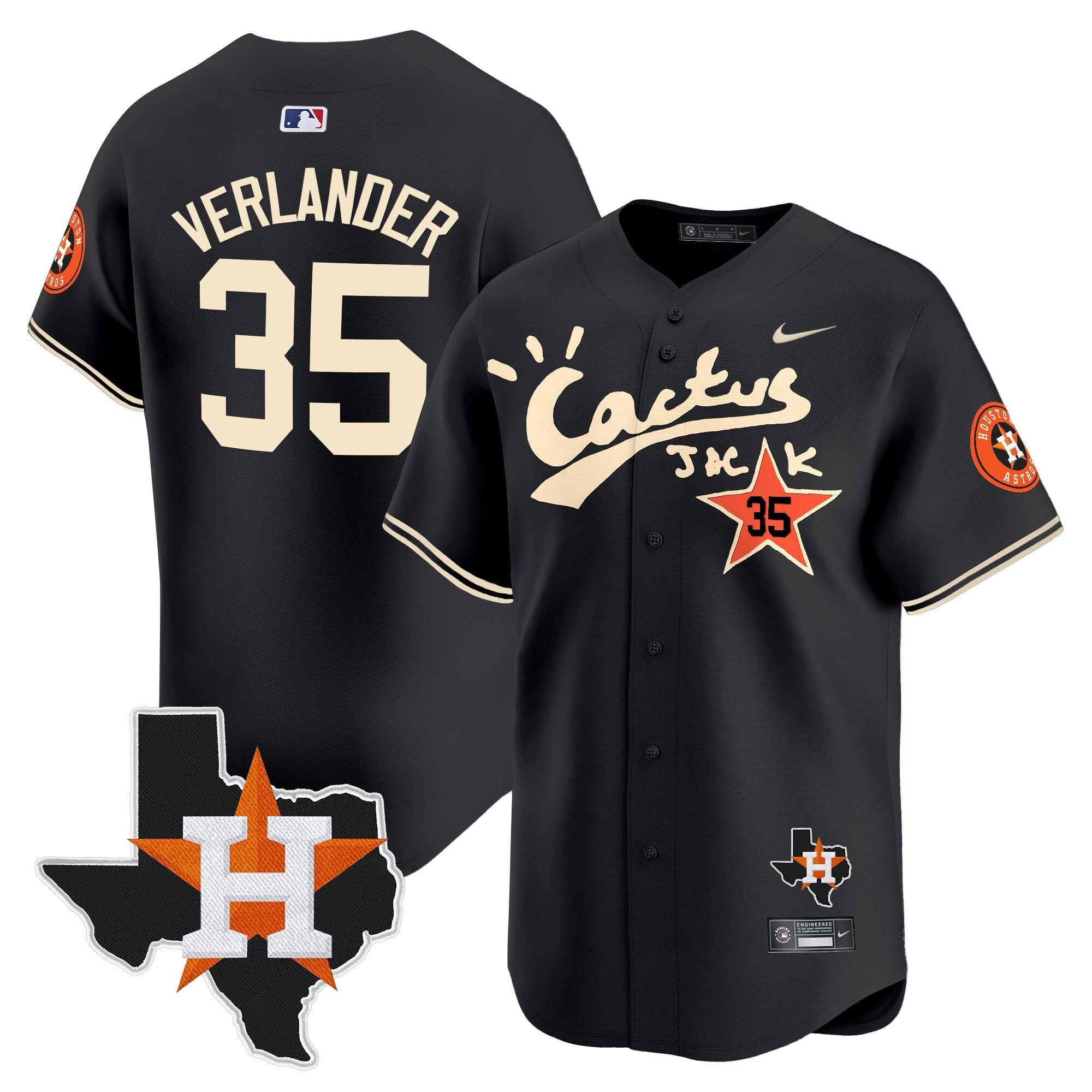 Men’s Cactus Jack Patch Vapor Premier Limited Jersey