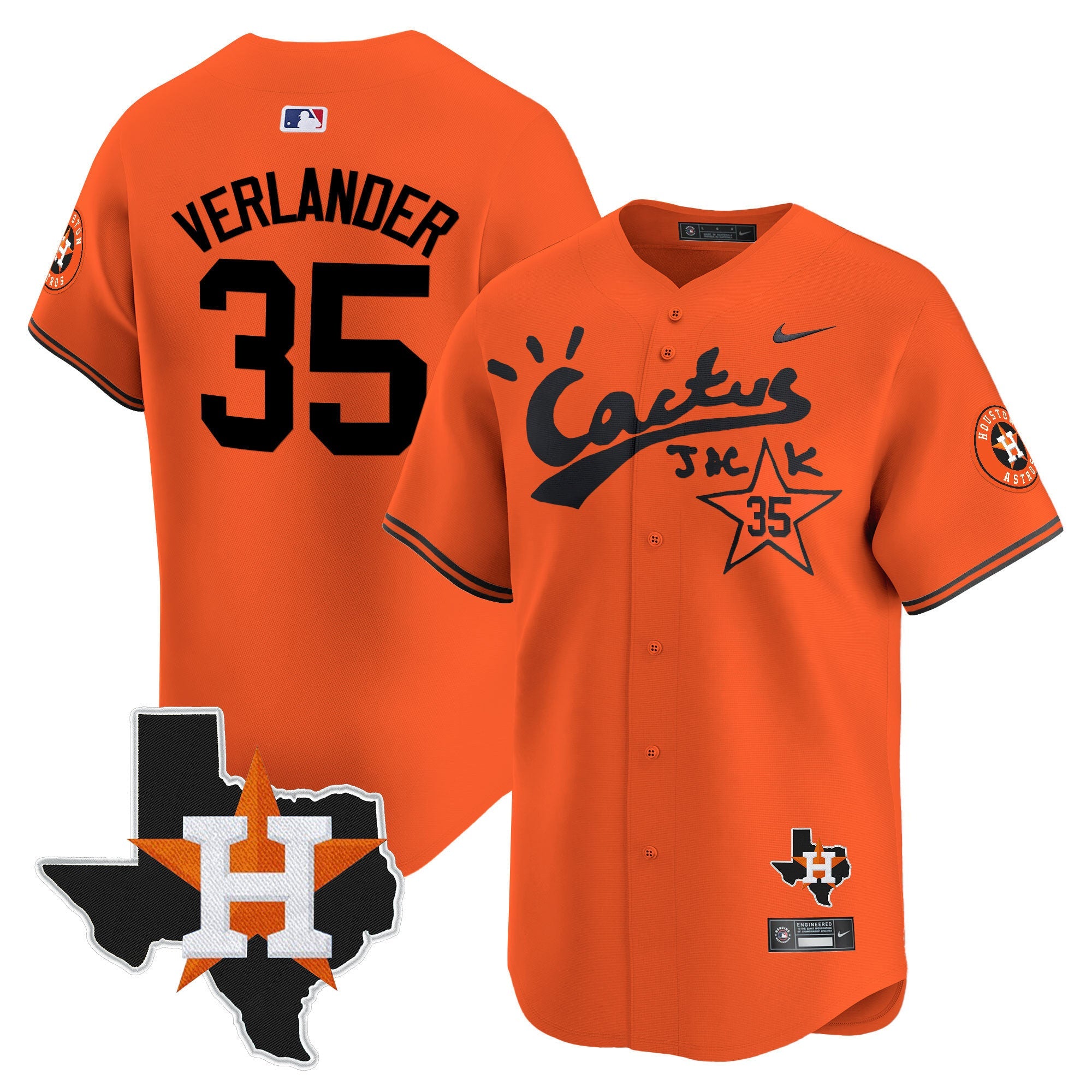 Men’s Cactus Jack Patch Vapor Premier Limited Jersey