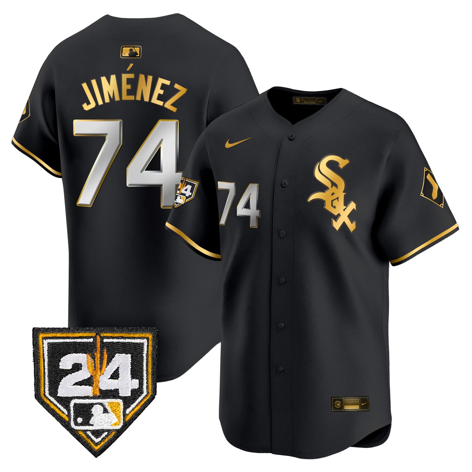 Men’s Chicago 2024 Spring Training Patch Vapor Premier Limited Jersey