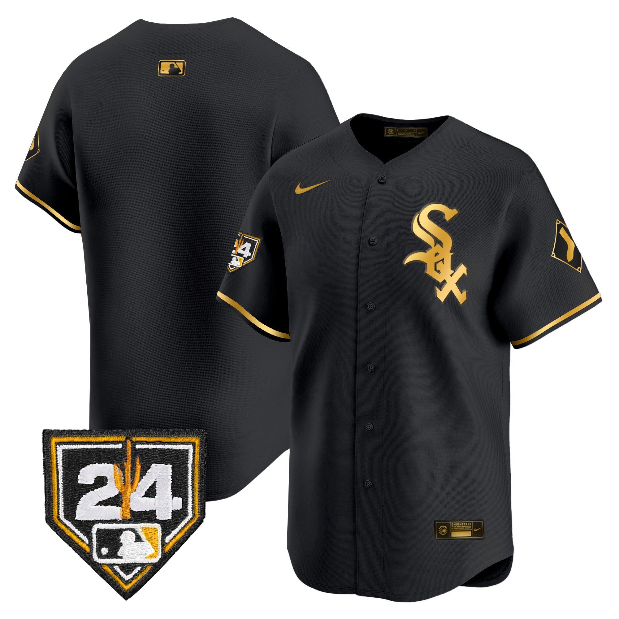 Men’s Chicago 2024 Spring Training Patch Vapor Premier Limited Jersey