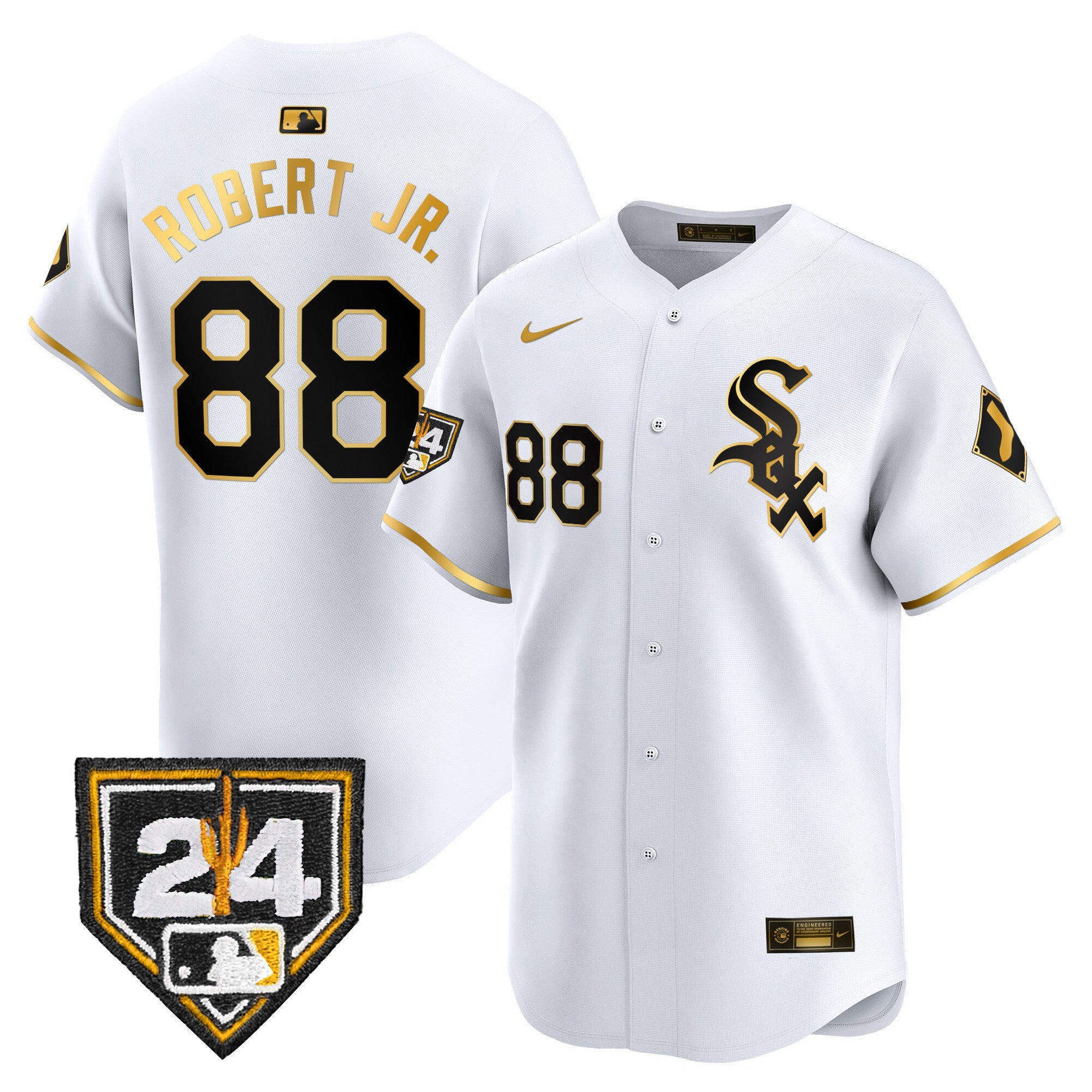Men’s Chicago 2024 Spring Training Patch Vapor Premier Limited Jersey