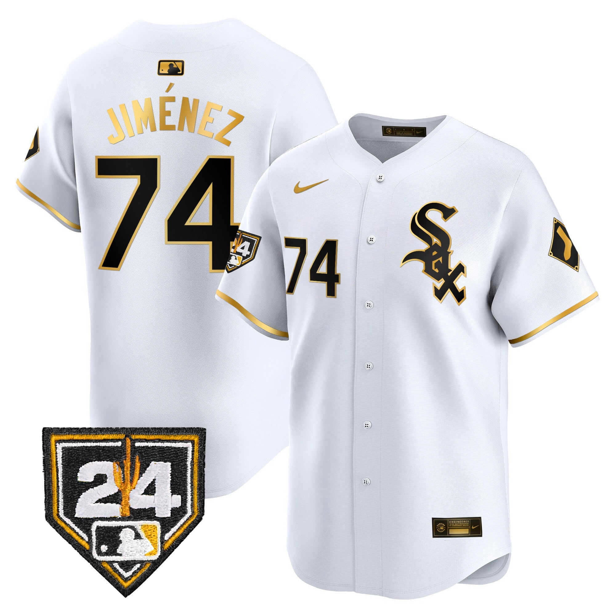 Men’s Chicago 2024 Spring Training Patch Vapor Premier Limited Jersey