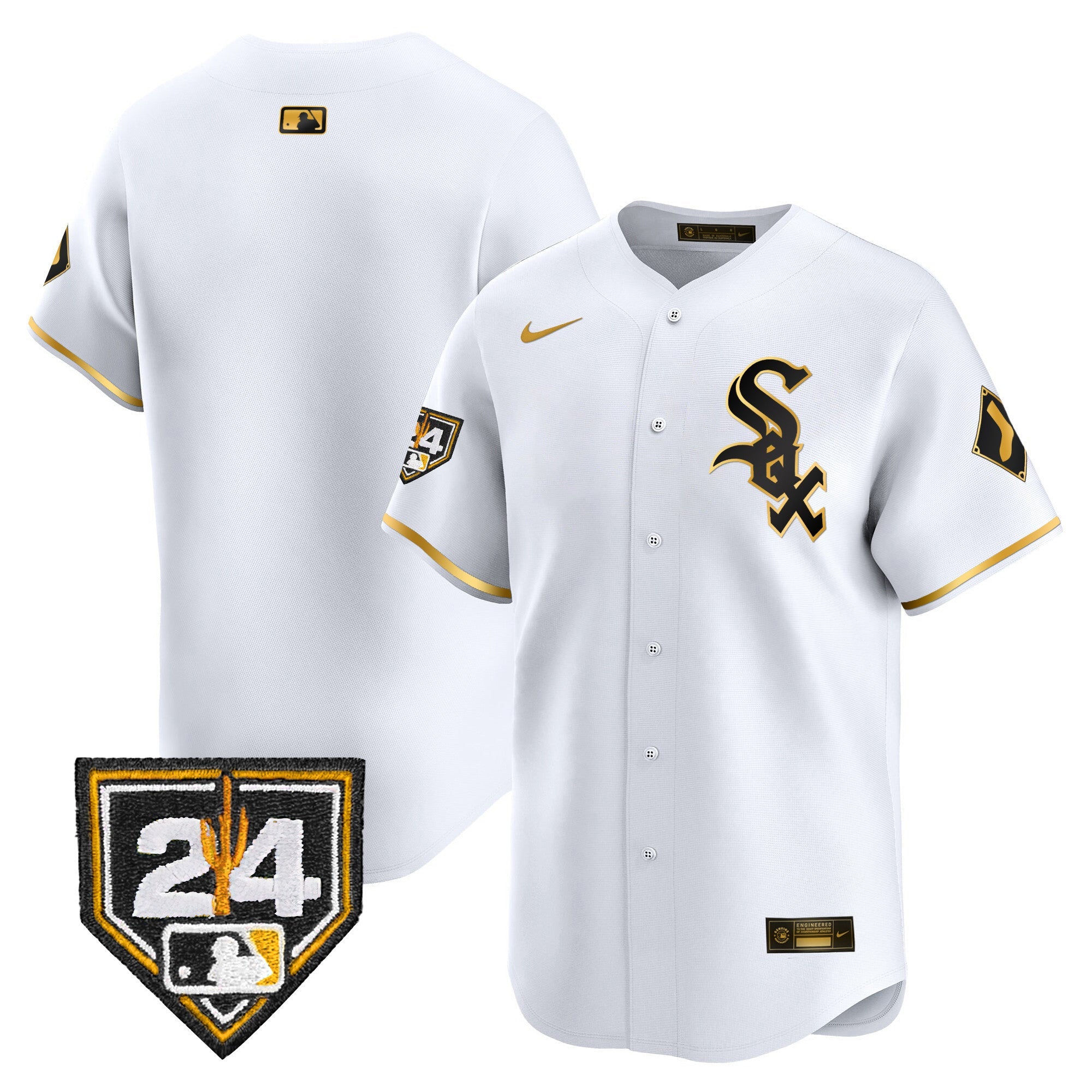 Men’s Chicago 2024 Spring Training Patch Vapor Premier Limited Jersey