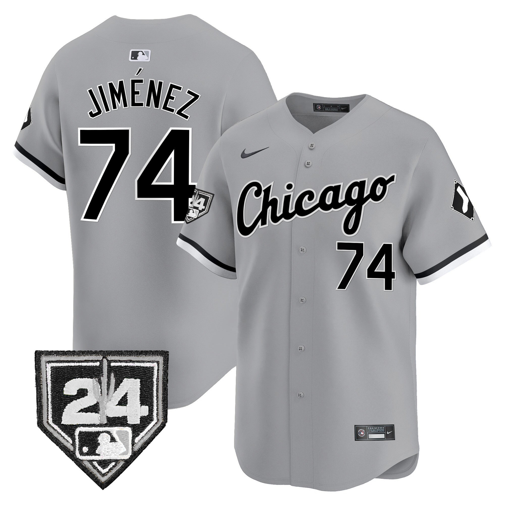 Men’s Chicago 2024 Spring Training Patch Vapor Premier Limited Jersey