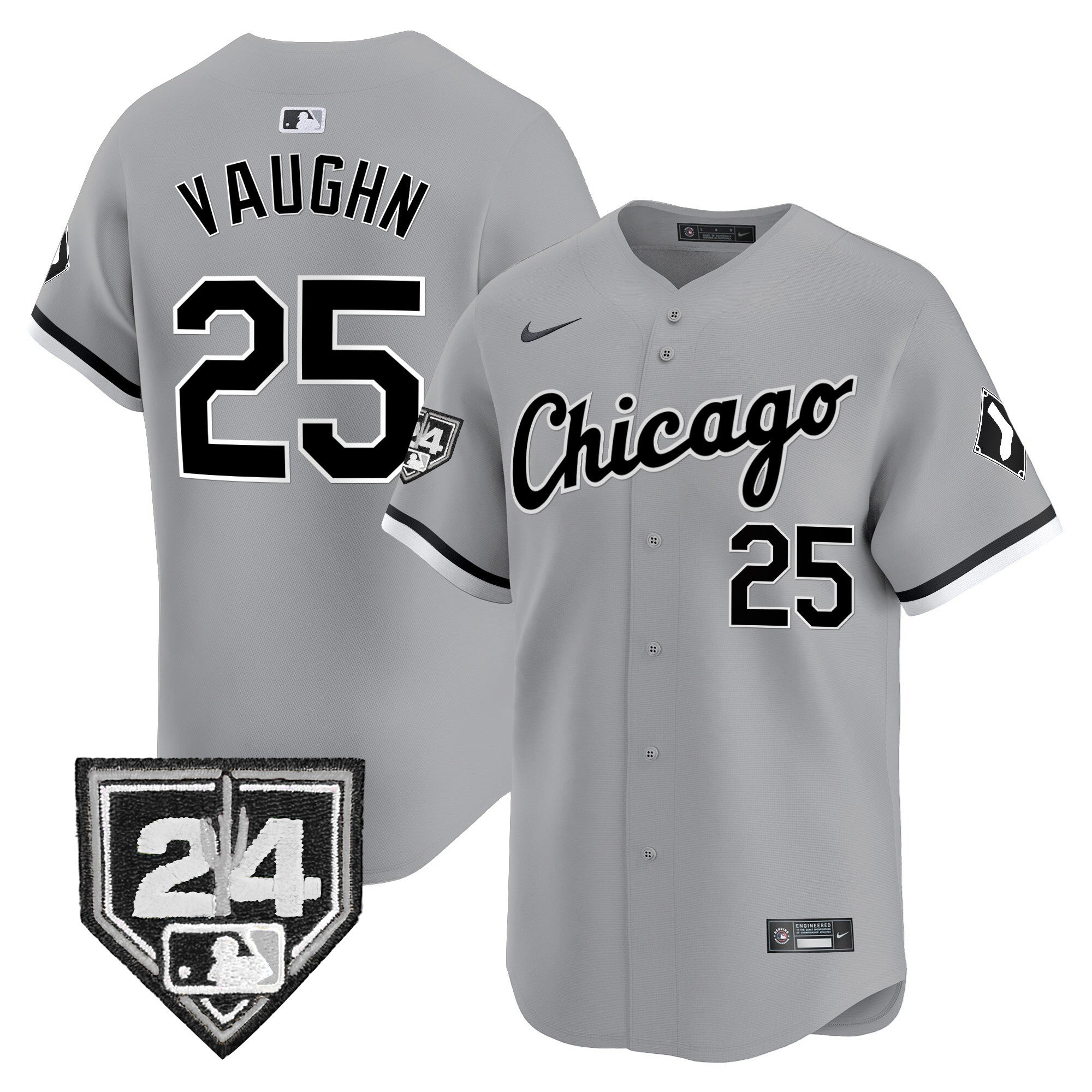 Men’s Chicago 2024 Spring Training Patch Vapor Premier Limited Jersey