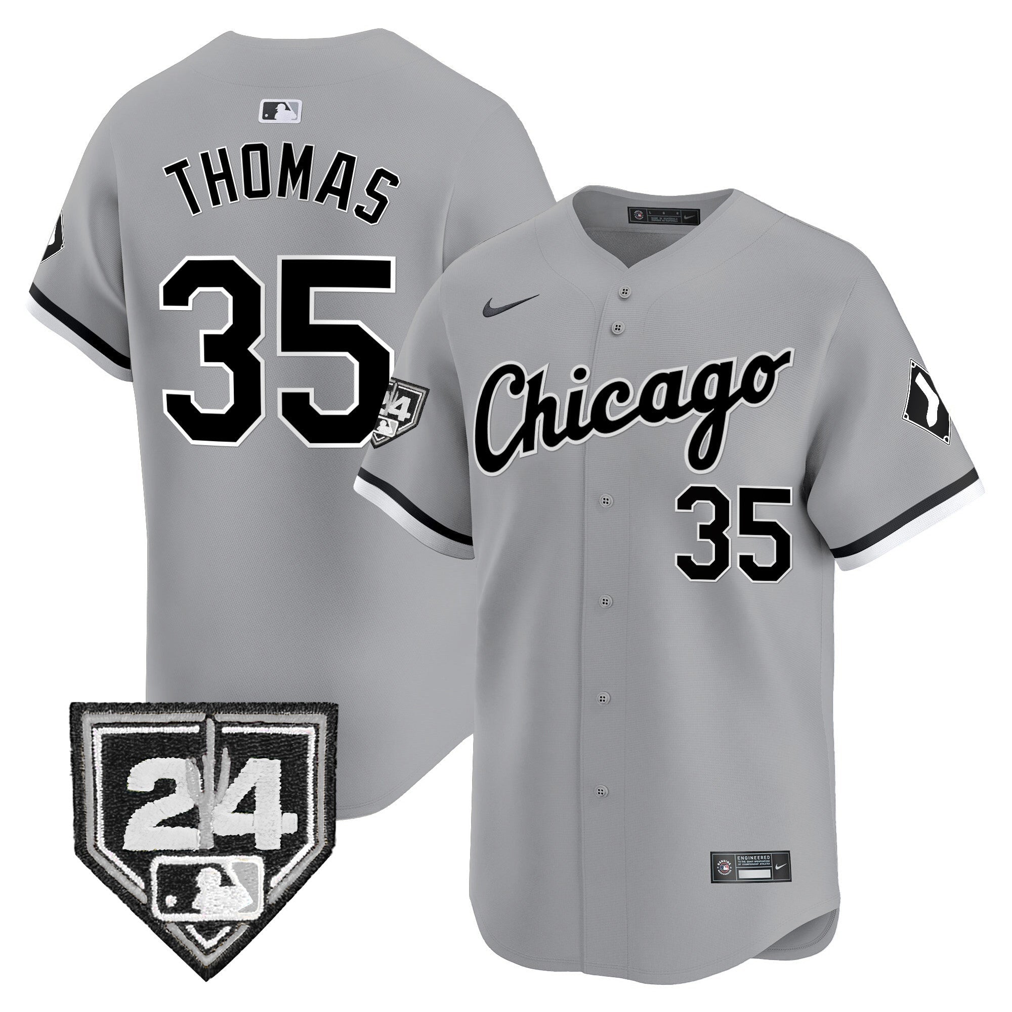 Men’s Chicago 2024 Spring Training Patch Vapor Premier Limited Jersey