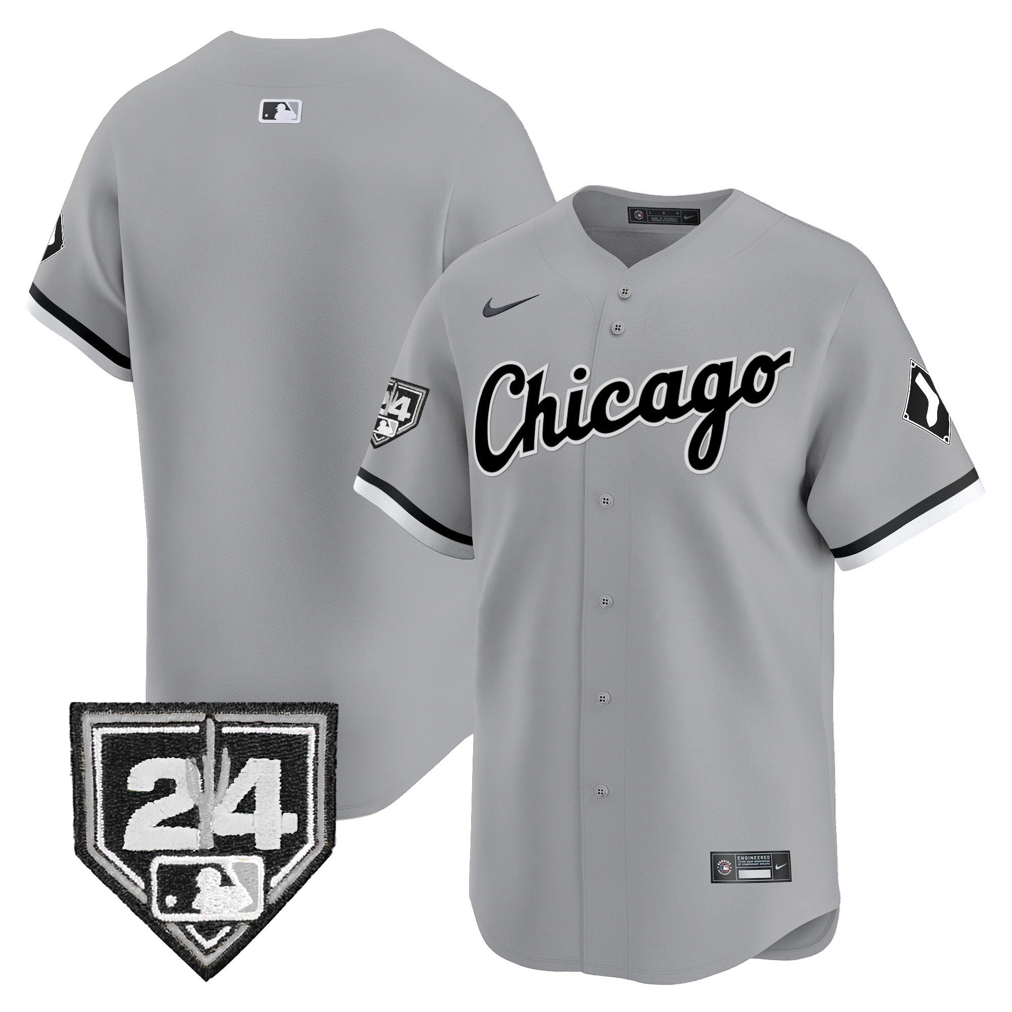 Men’s Chicago 2024 Spring Training Patch Vapor Premier Limited Jersey
