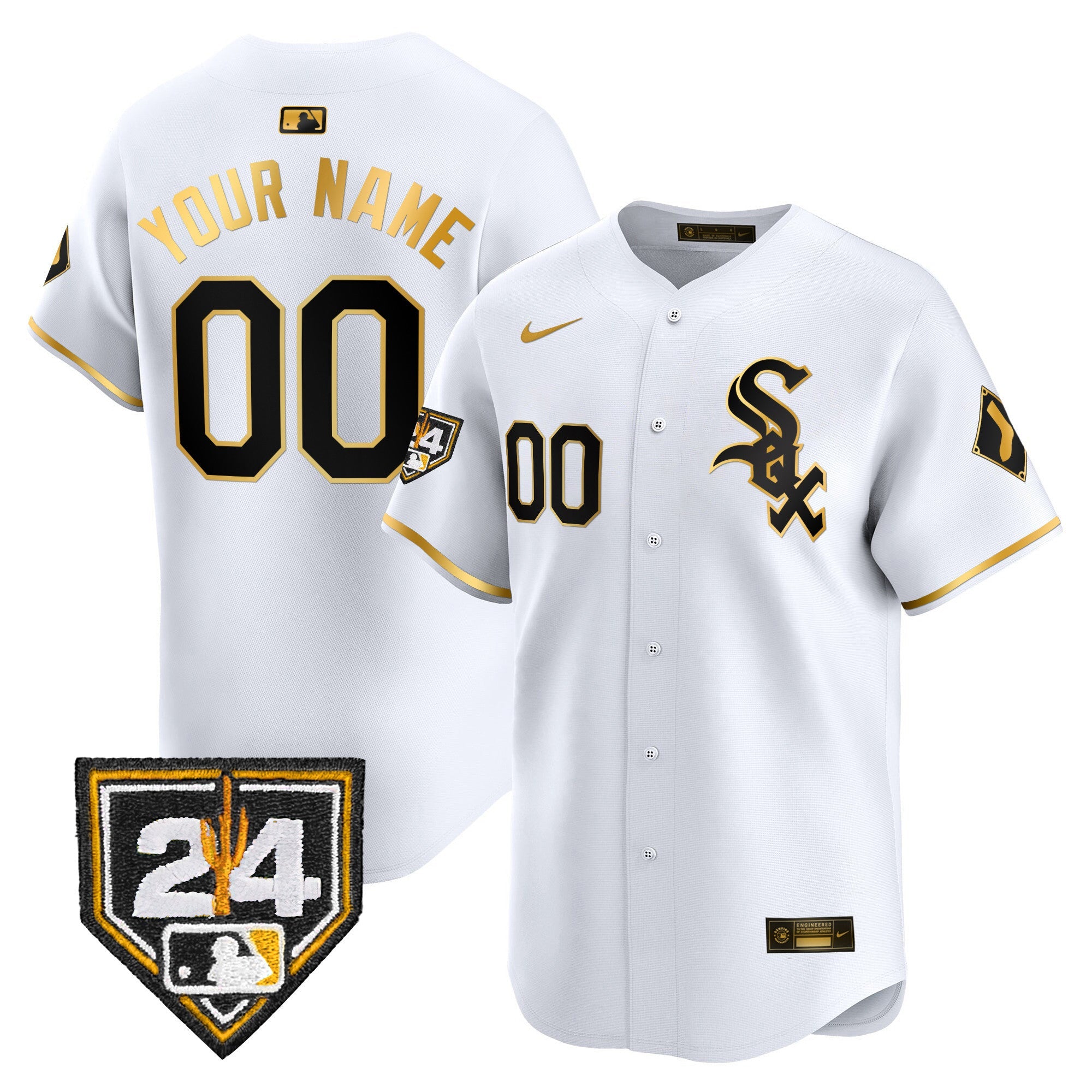 Chicago 2024 Spring Training Patch Vapor Premier Limited Custom Jersey