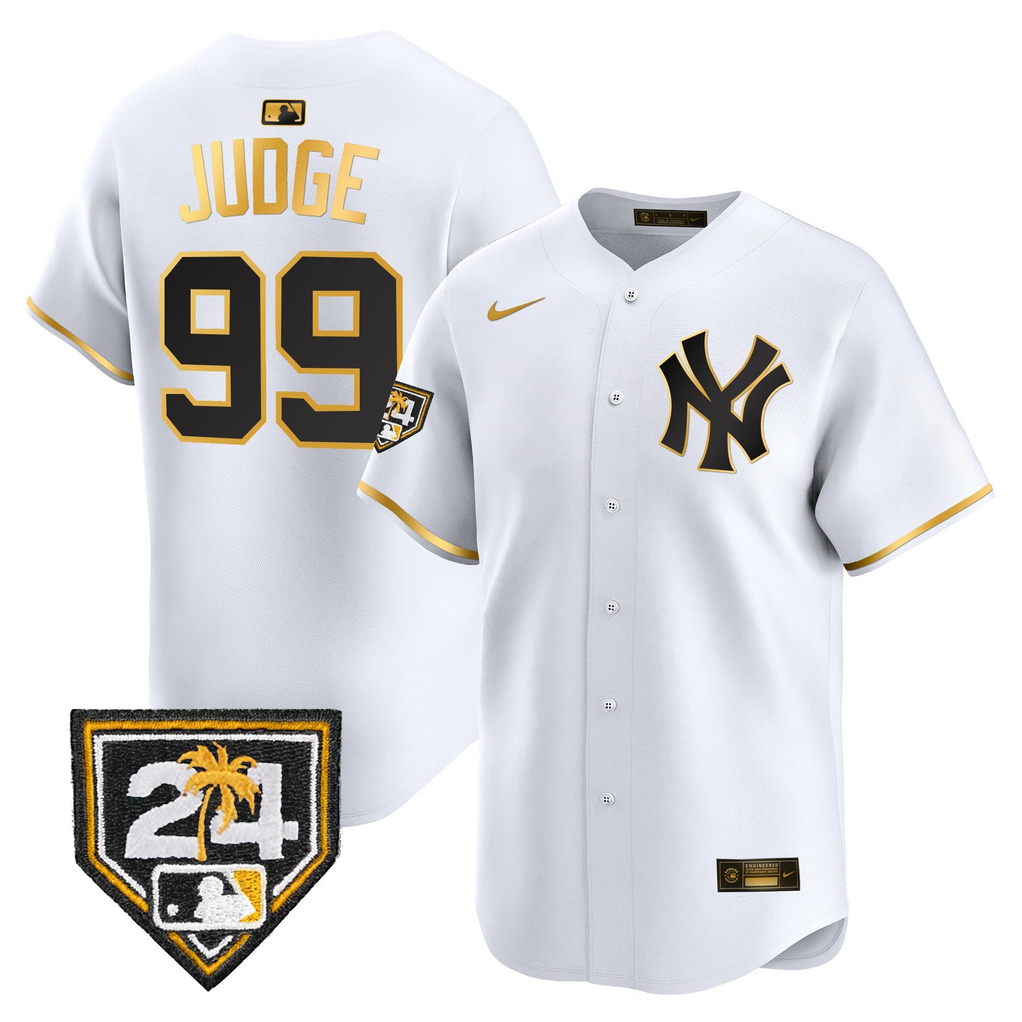 Men’s New York 2024 Spring Training Patch Vapor Premier Limited Jersey
