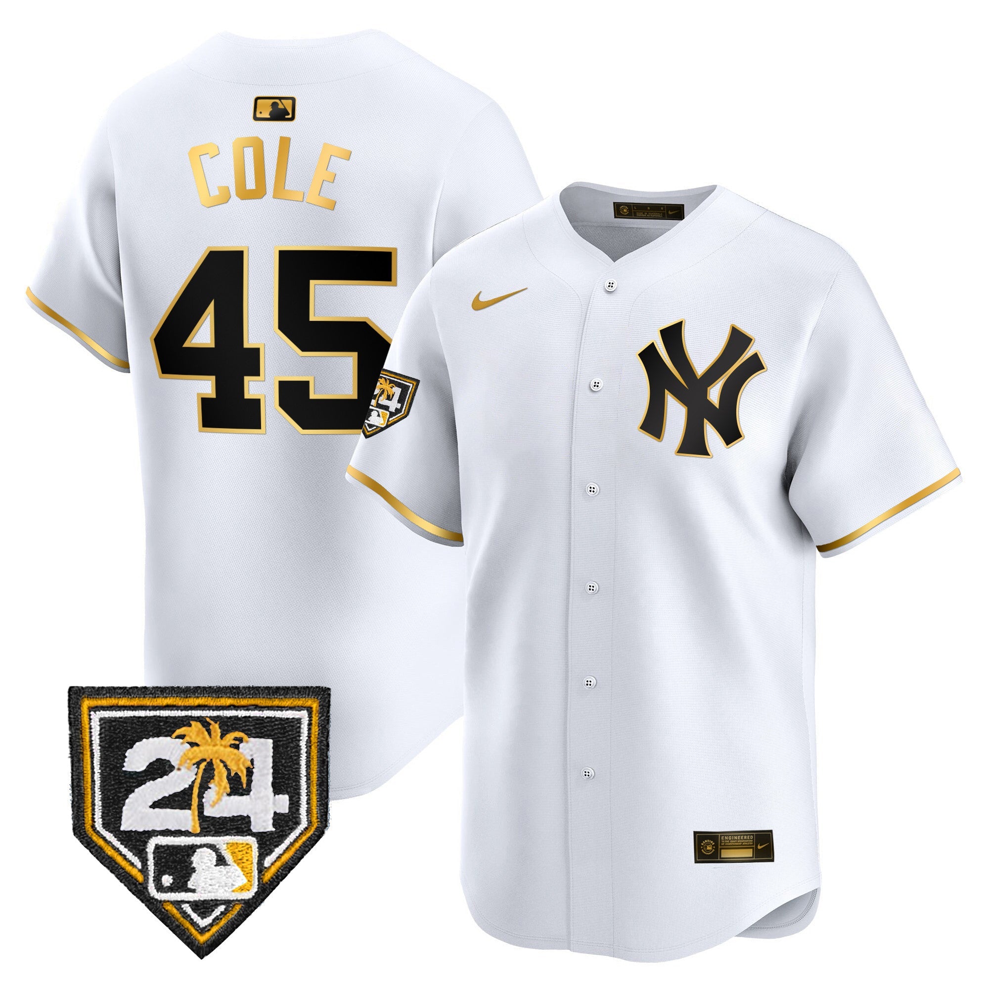 Men’s New York 2024 Spring Training Patch Vapor Premier Limited Jersey