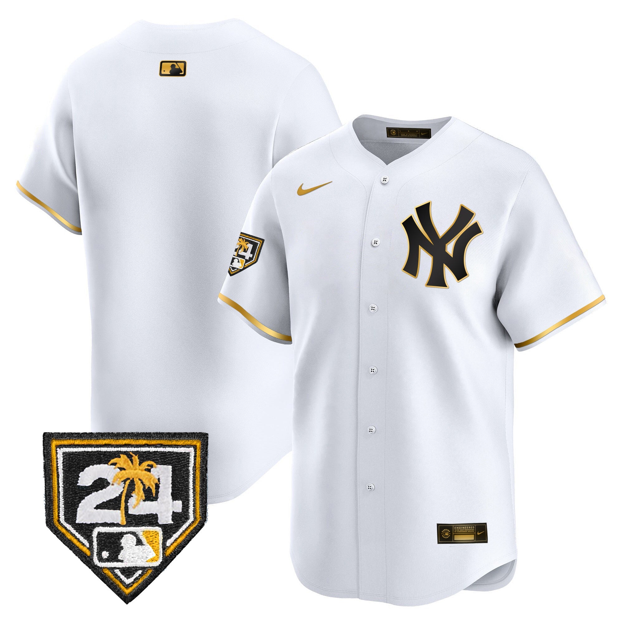 Men’s New York 2024 Spring Training Patch Vapor Premier Limited Jersey