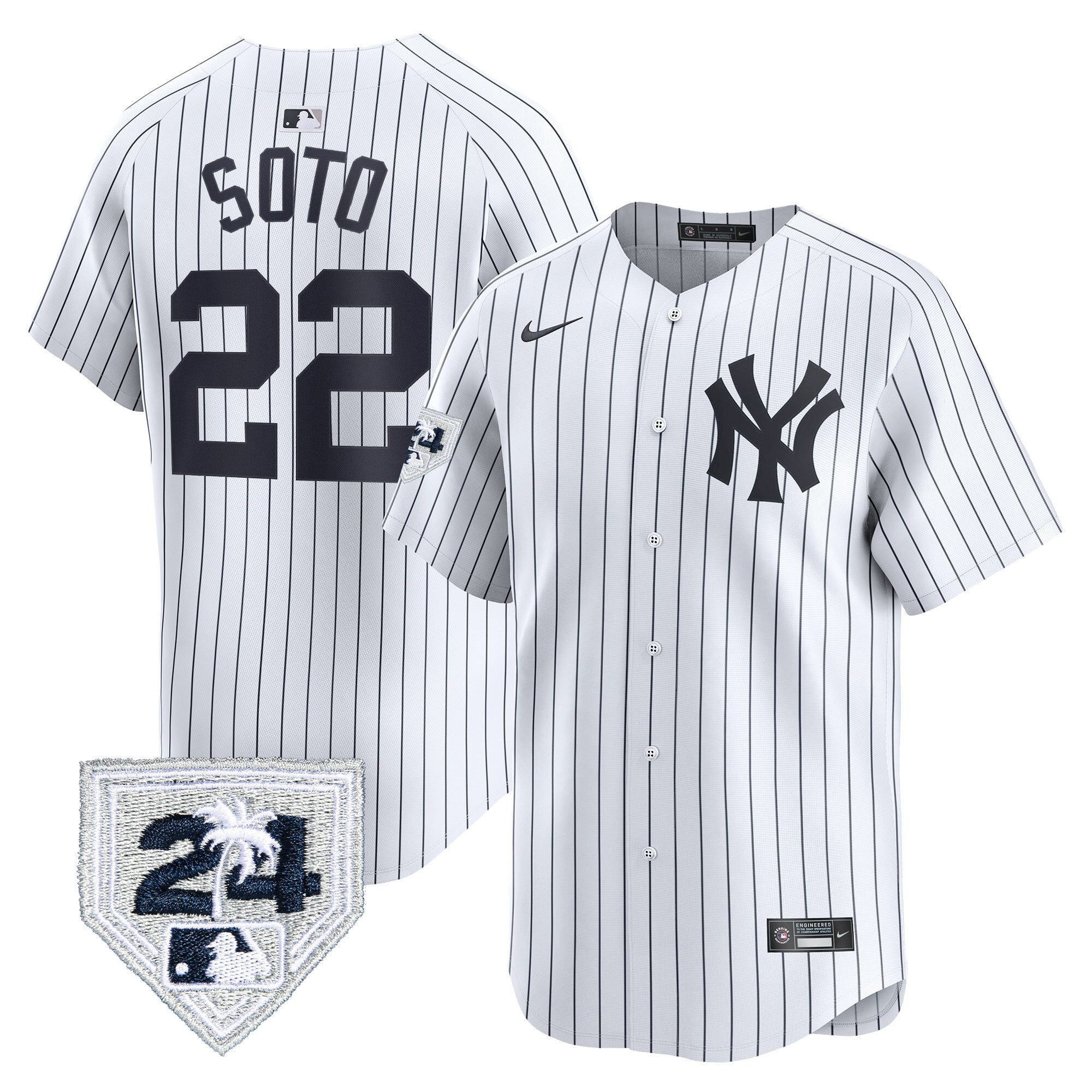Men’s New York 2024 Spring Training Patch Vapor Premier Limited Jersey