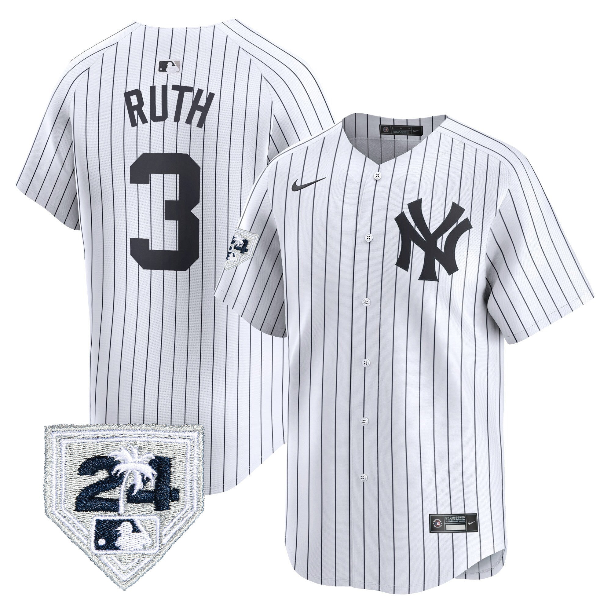 Men’s New York 2024 Spring Training Patch Vapor Premier Limited Jersey