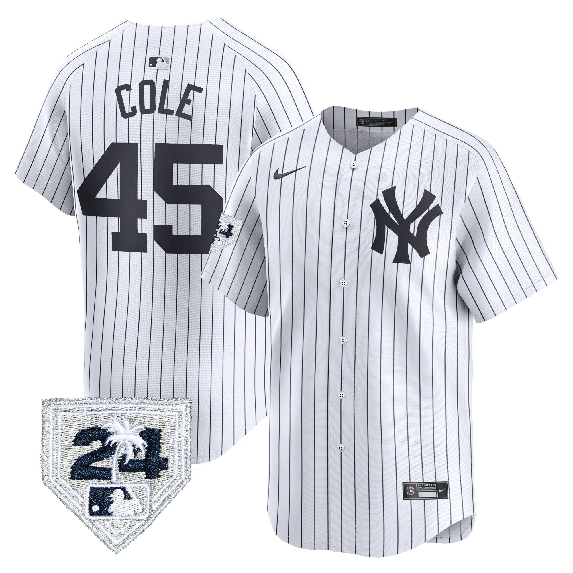 Men’s New York 2024 Spring Training Patch Vapor Premier Limited Jersey