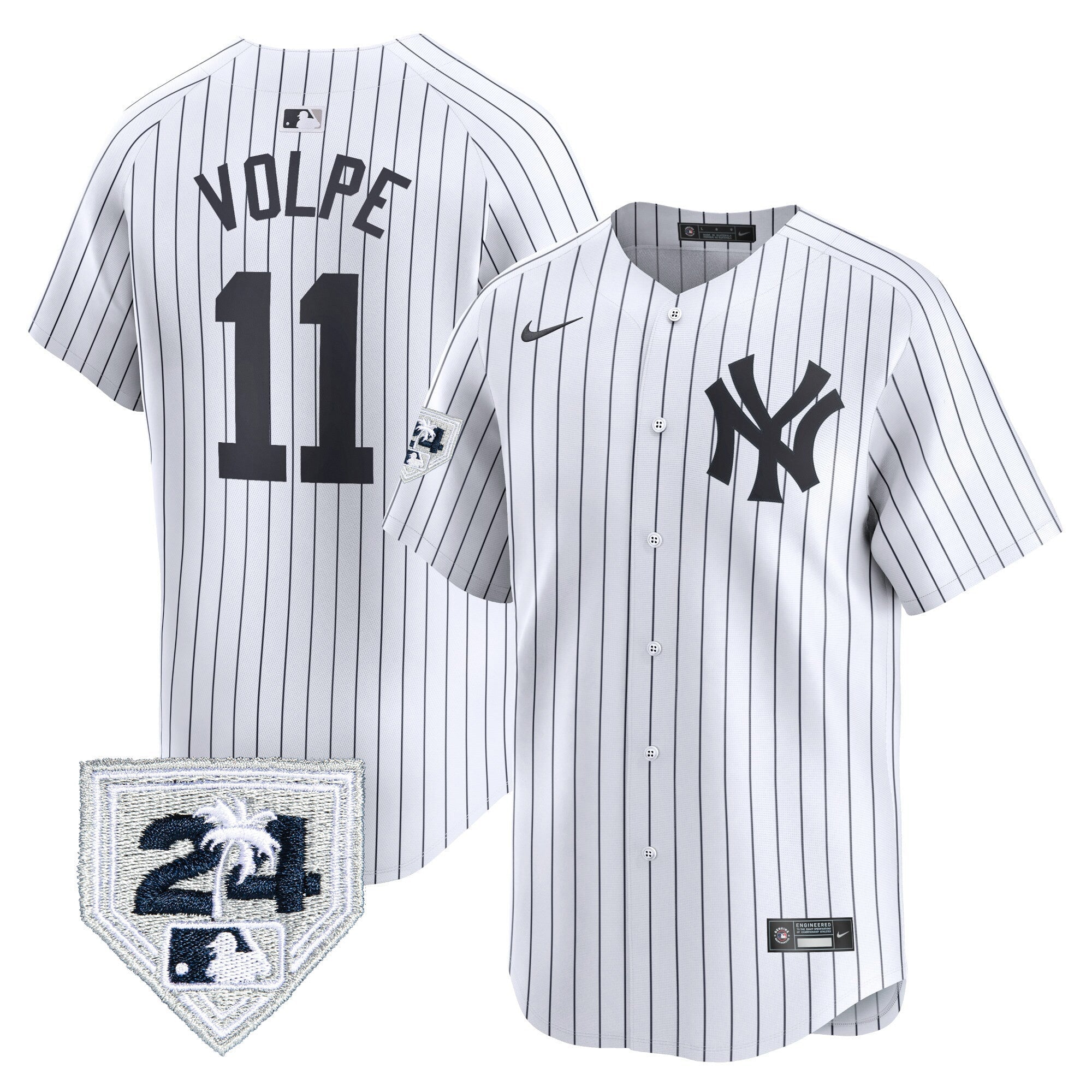 Men’s New York 2024 Spring Training Patch Vapor Premier Limited Jersey