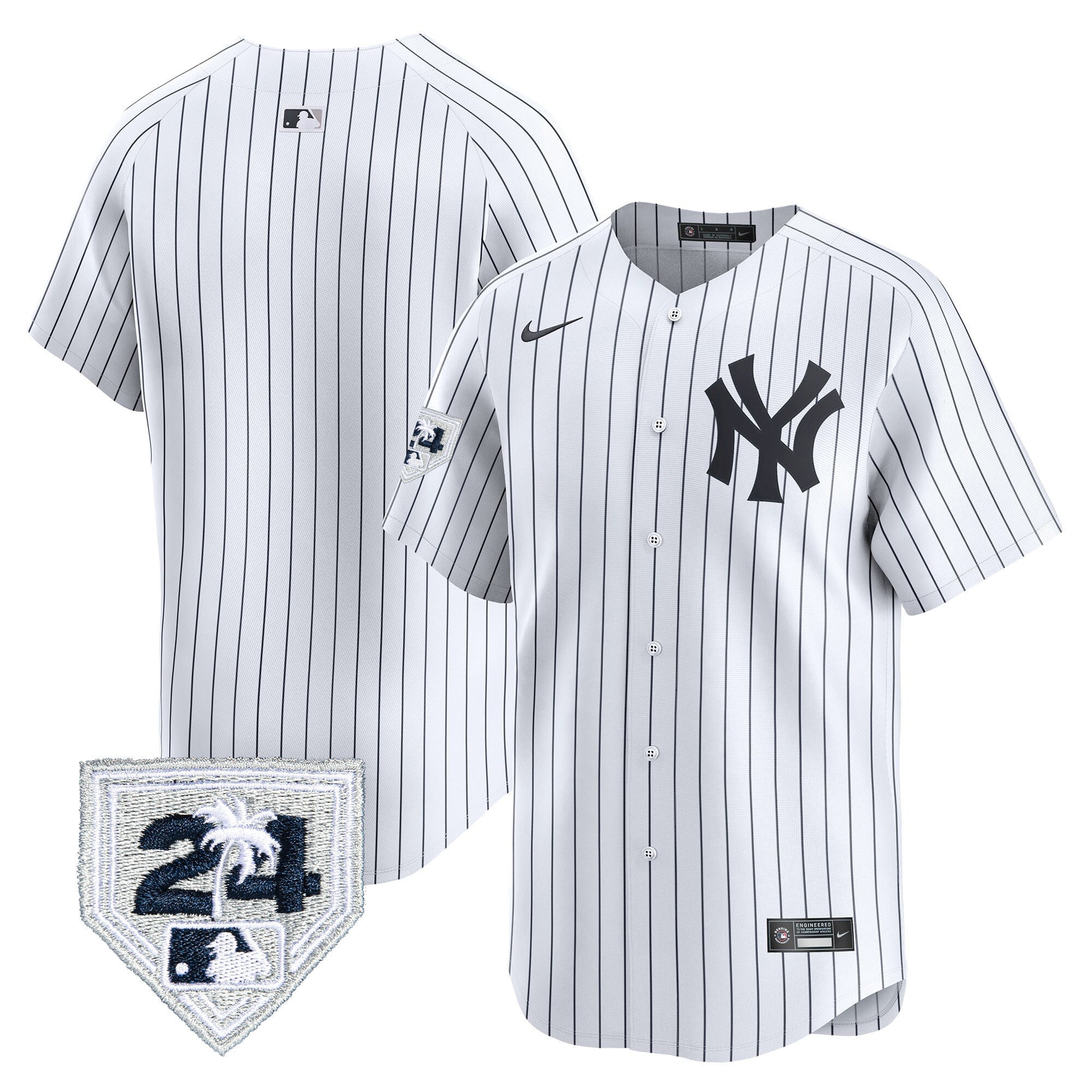 Men’s New York 2024 Spring Training Patch Vapor Premier Limited Jersey