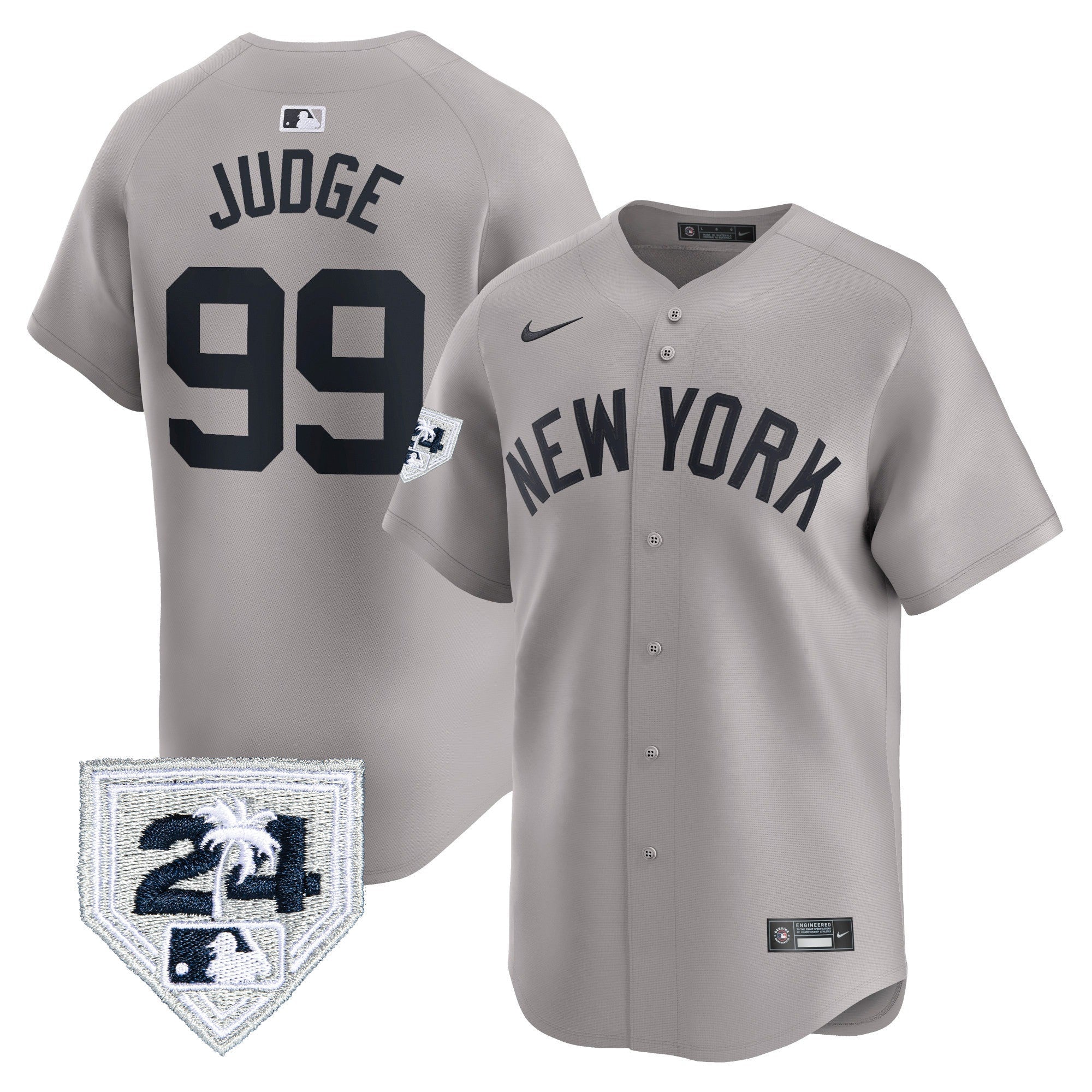 Men’s New York 2024 Spring Training Patch Vapor Premier Limited Jersey