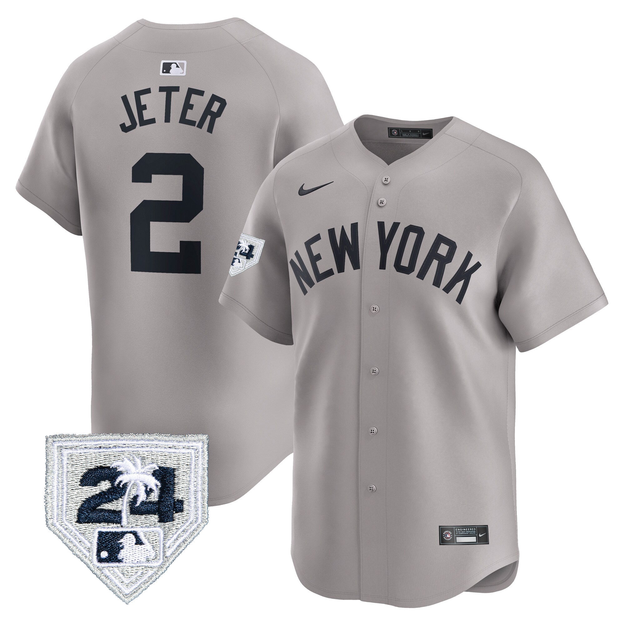 Men’s New York 2024 Spring Training Patch Vapor Premier Limited Jersey