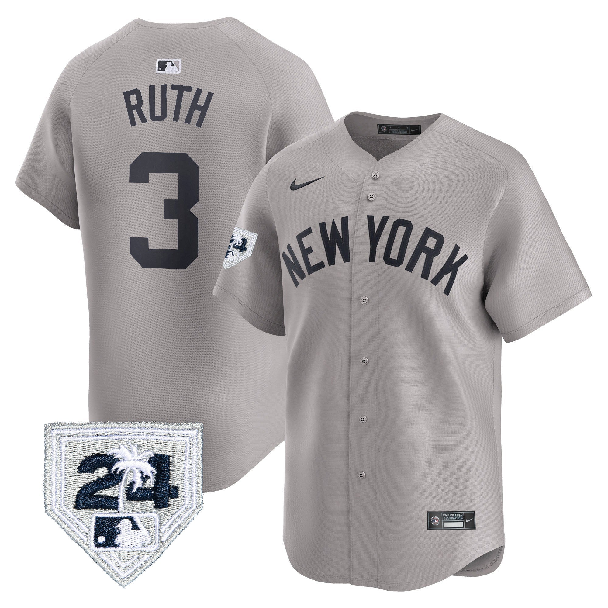 Men’s New York 2024 Spring Training Patch Vapor Premier Limited Jersey