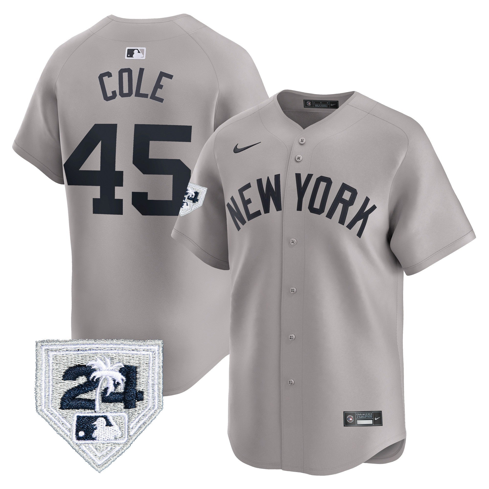 Men’s New York 2024 Spring Training Patch Vapor Premier Limited Jersey
