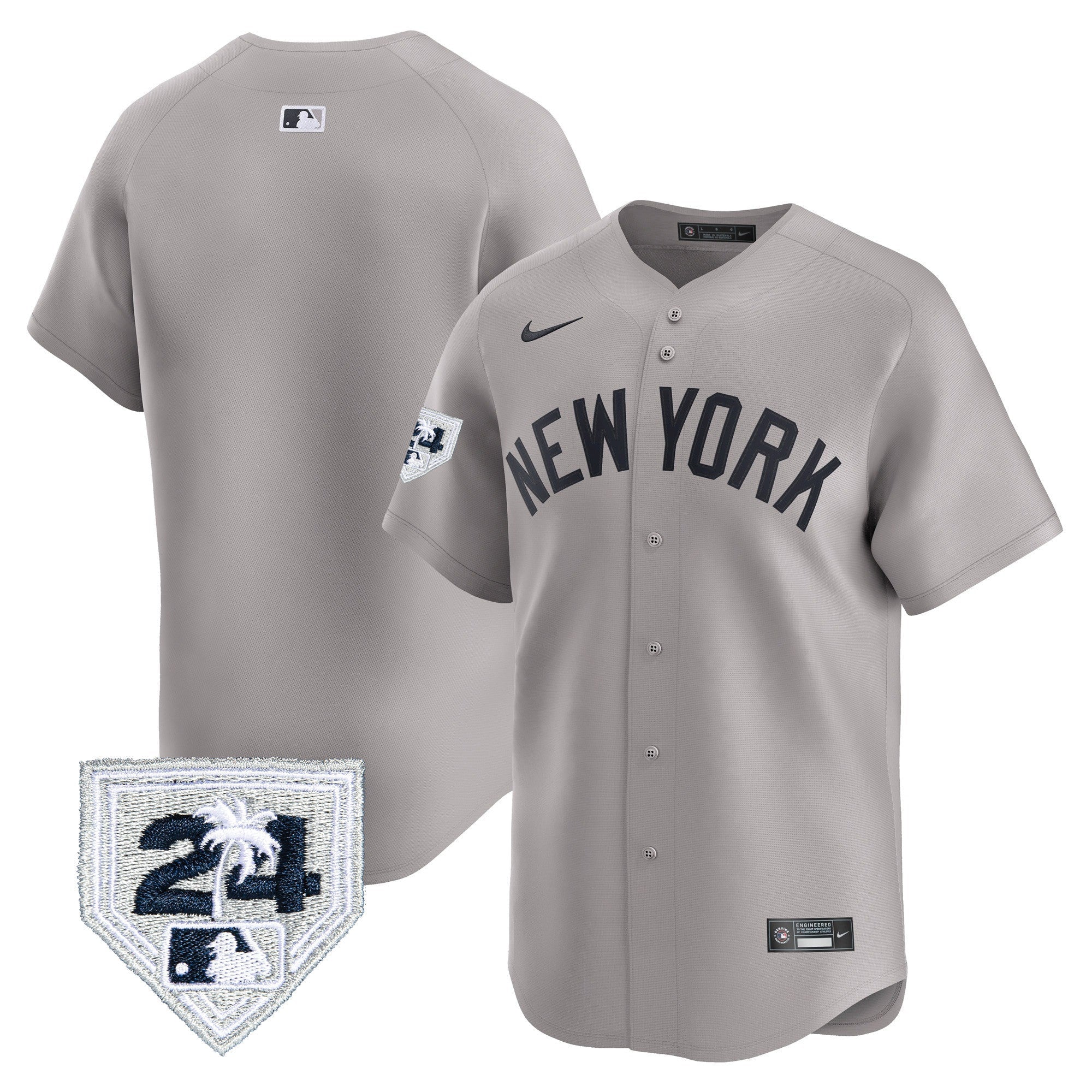 Men’s New York 2024 Spring Training Patch Vapor Premier Limited Jersey