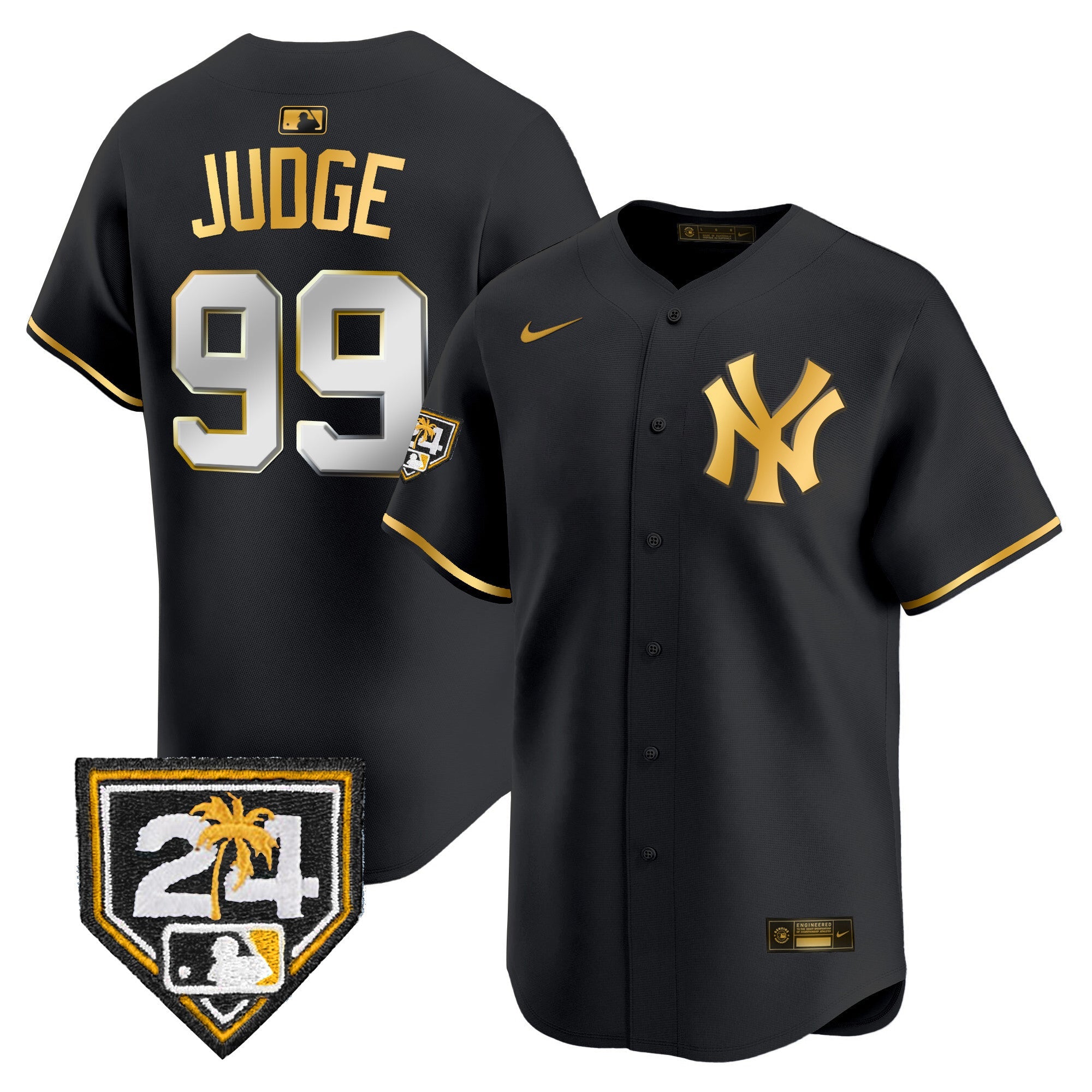 Men’s New York 2024 Spring Training Patch Vapor Premier Limited Jersey