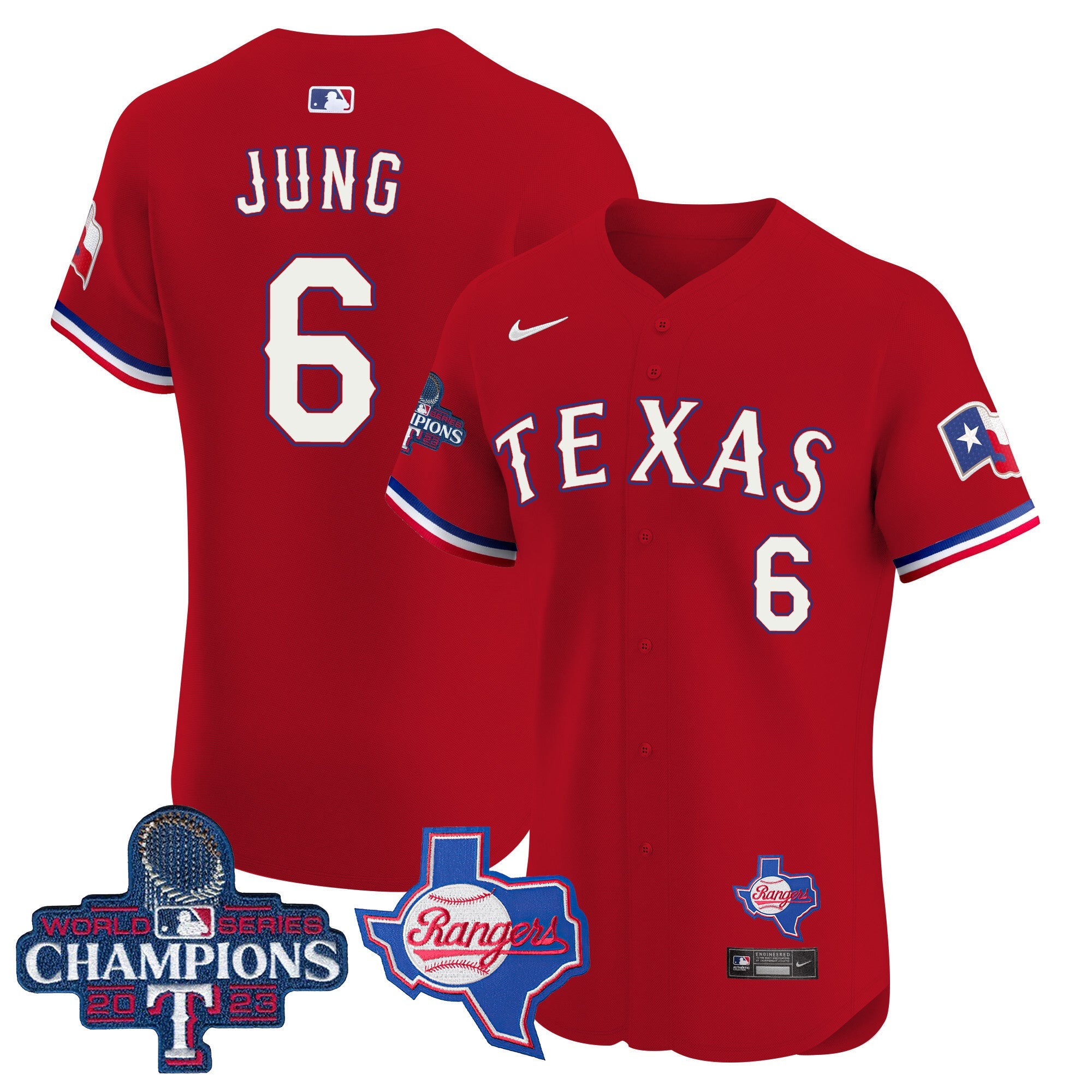 Men’s Texas World Series Champions Vapor Premier Elite Jersey V2