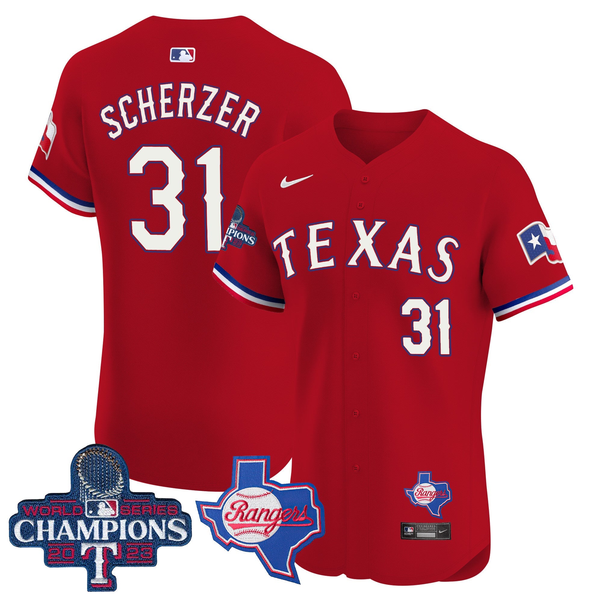 Men’s Texas World Series Champions Vapor Premier Elite Jersey V2
