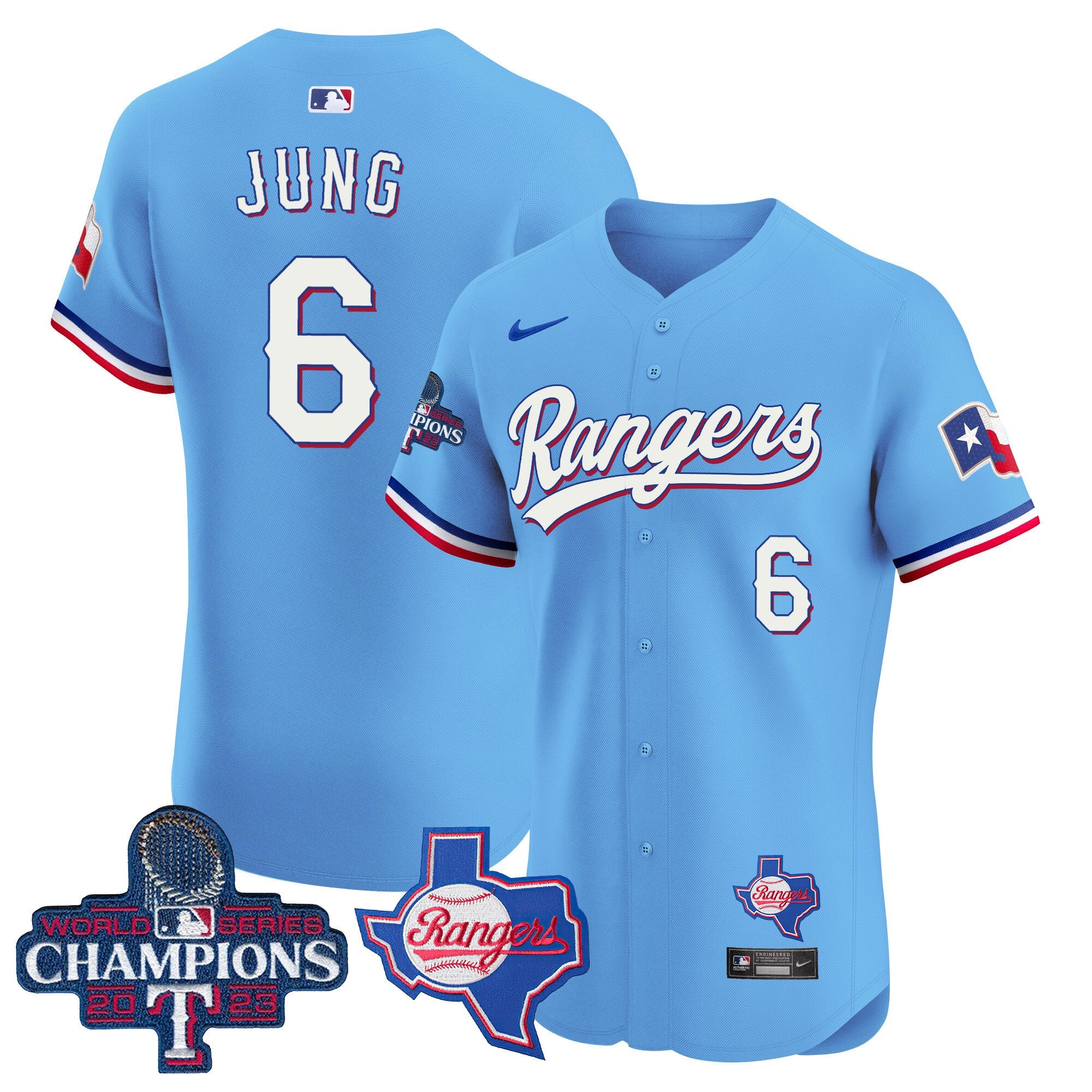 Men’s Texas World Series Champions Vapor Premier Elite Jersey V2