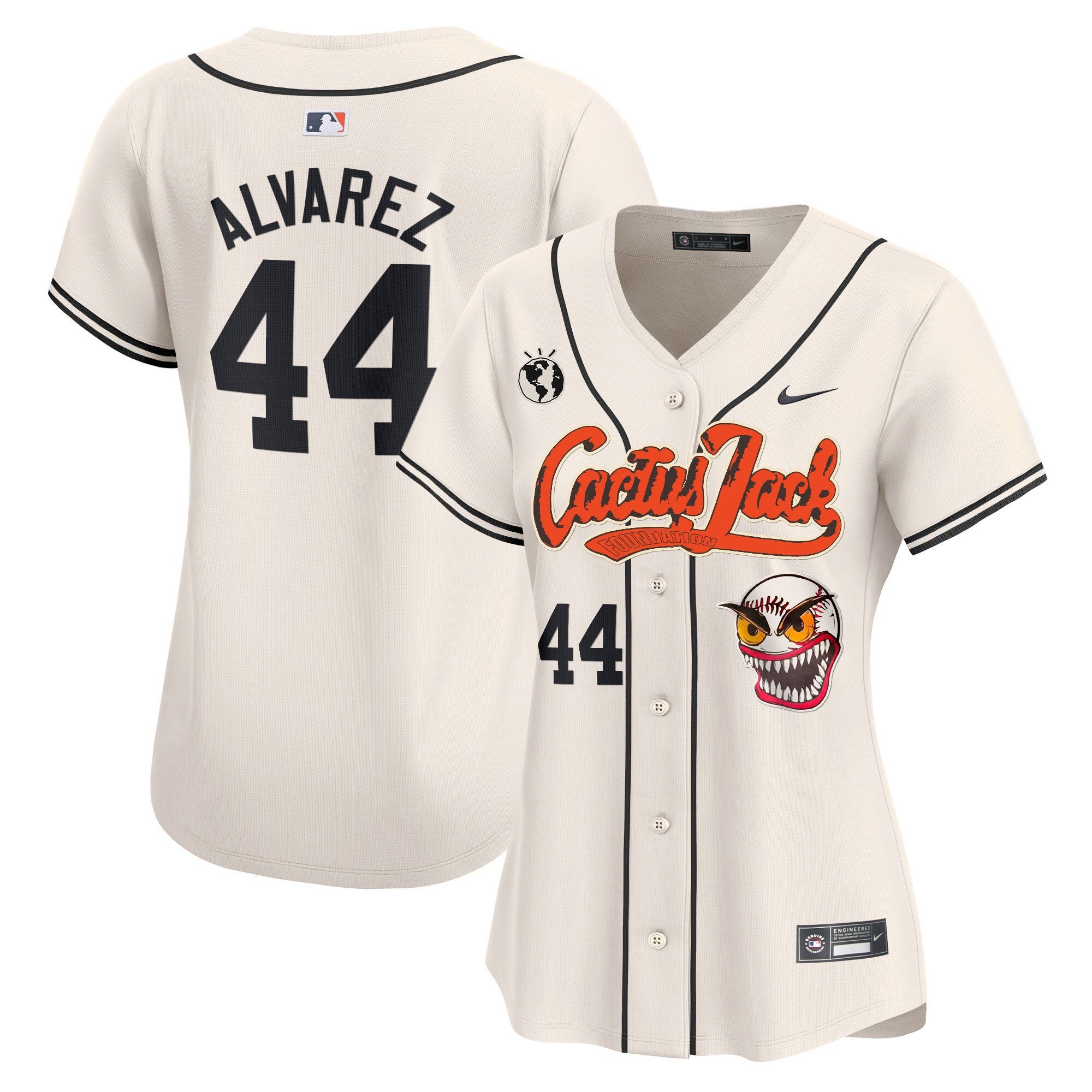 Women’s Houston Cactus Jack Vapor Premier Limited Jersey – Stitched