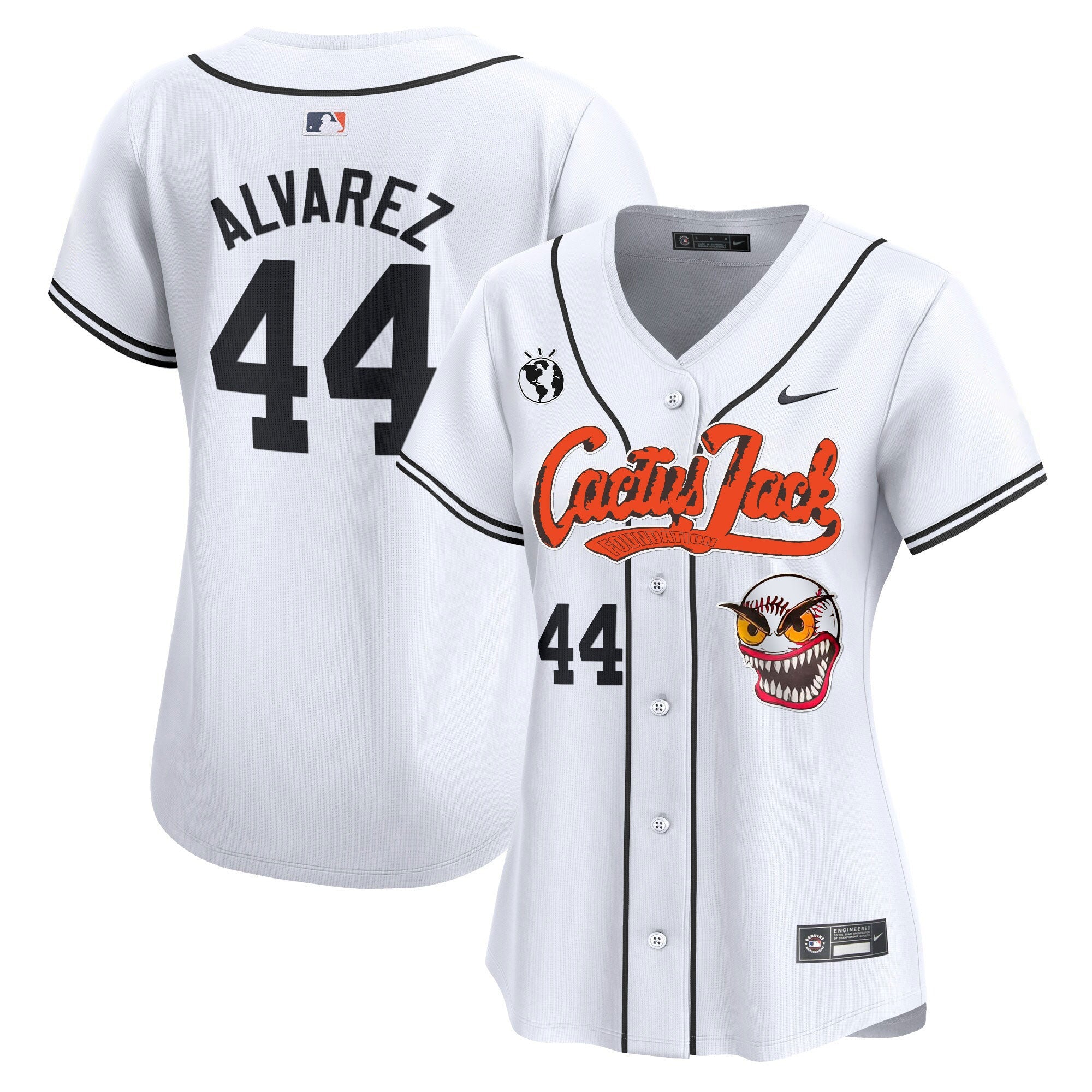 Women’s Houston Cactus Jack Vapor Premier Limited Jersey – Stitched