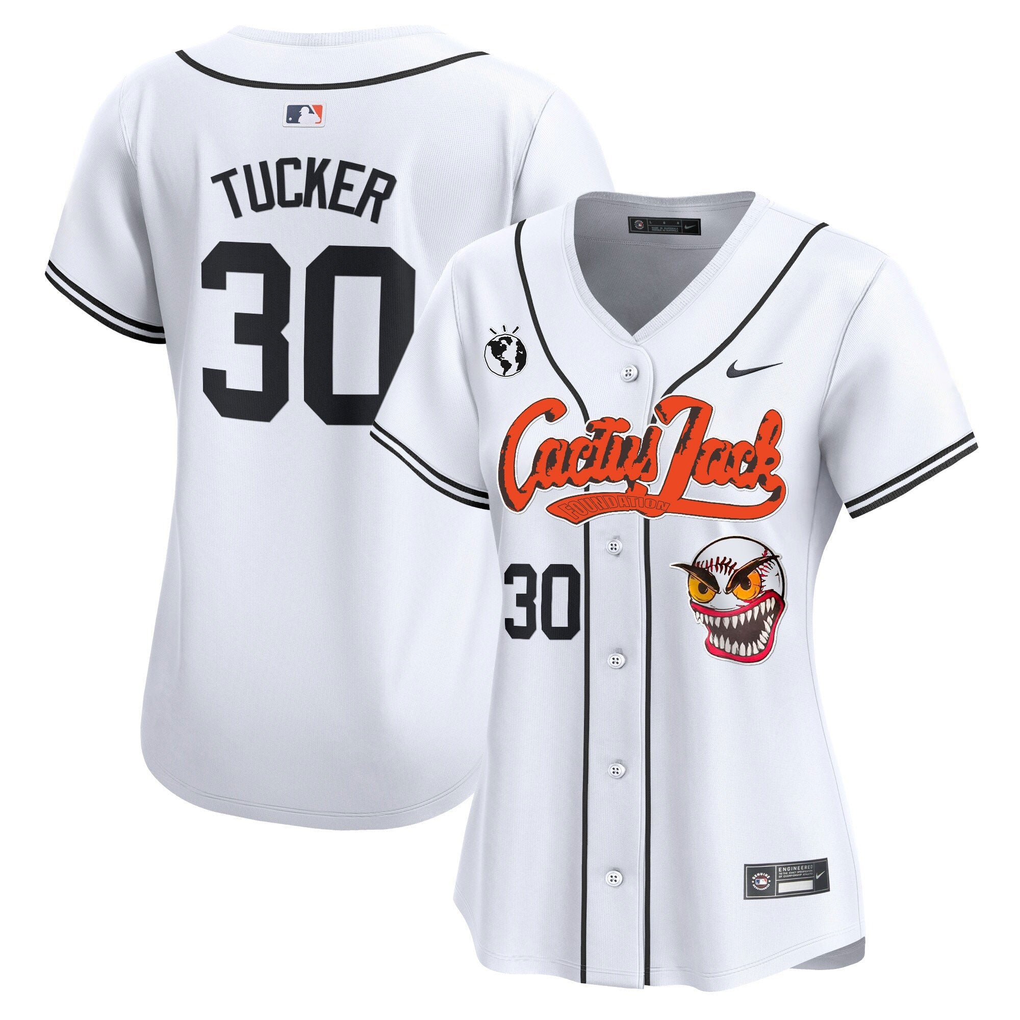 Women’s Houston Cactus Jack Vapor Premier Limited Jersey – Stitched