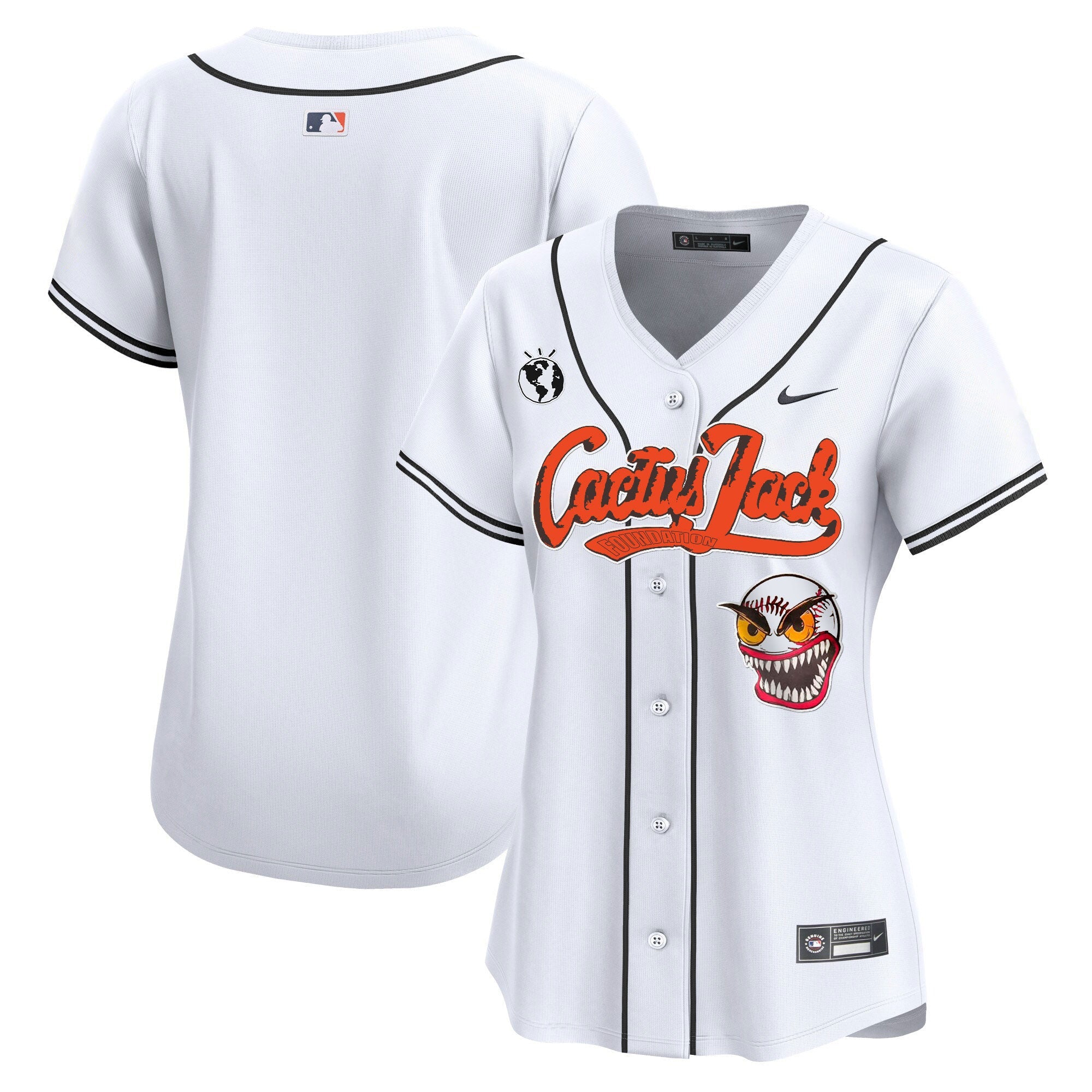 Women’s Houston Cactus Jack Vapor Premier Limited Jersey – Stitched