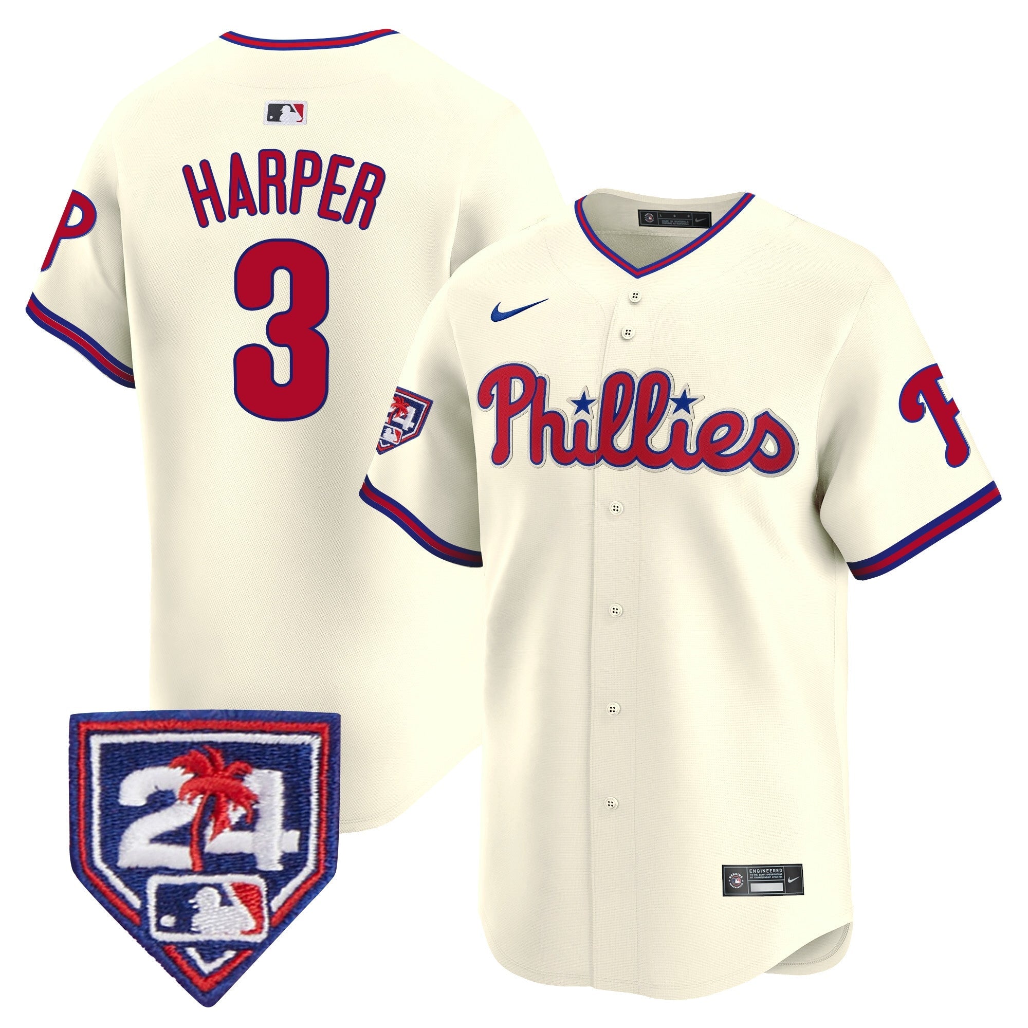 Men’s 2024 Spring Training Patch Vapor Premier Limited Jersey