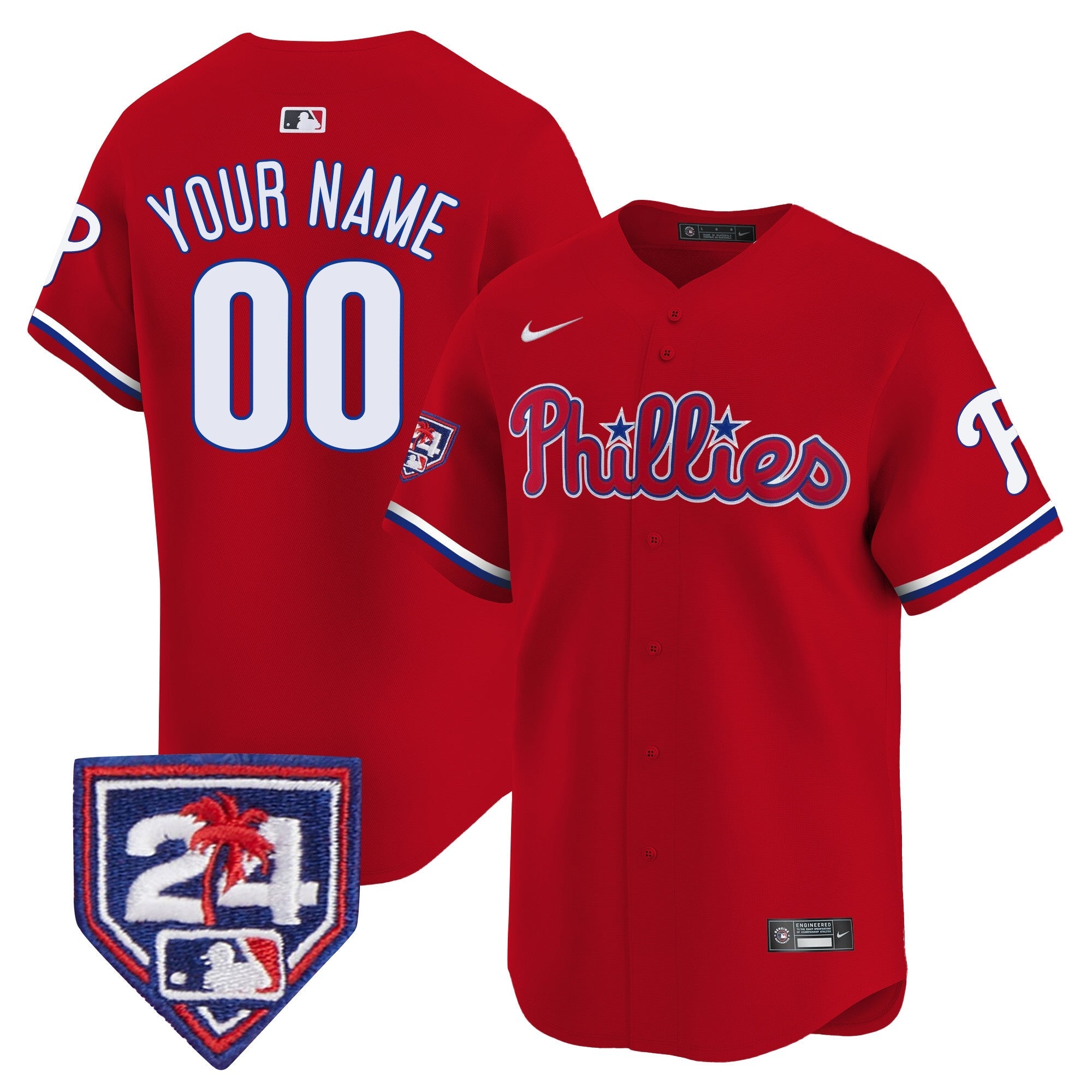 2024 Spring Training Patch Vapor Premier Limited Custom Jersey