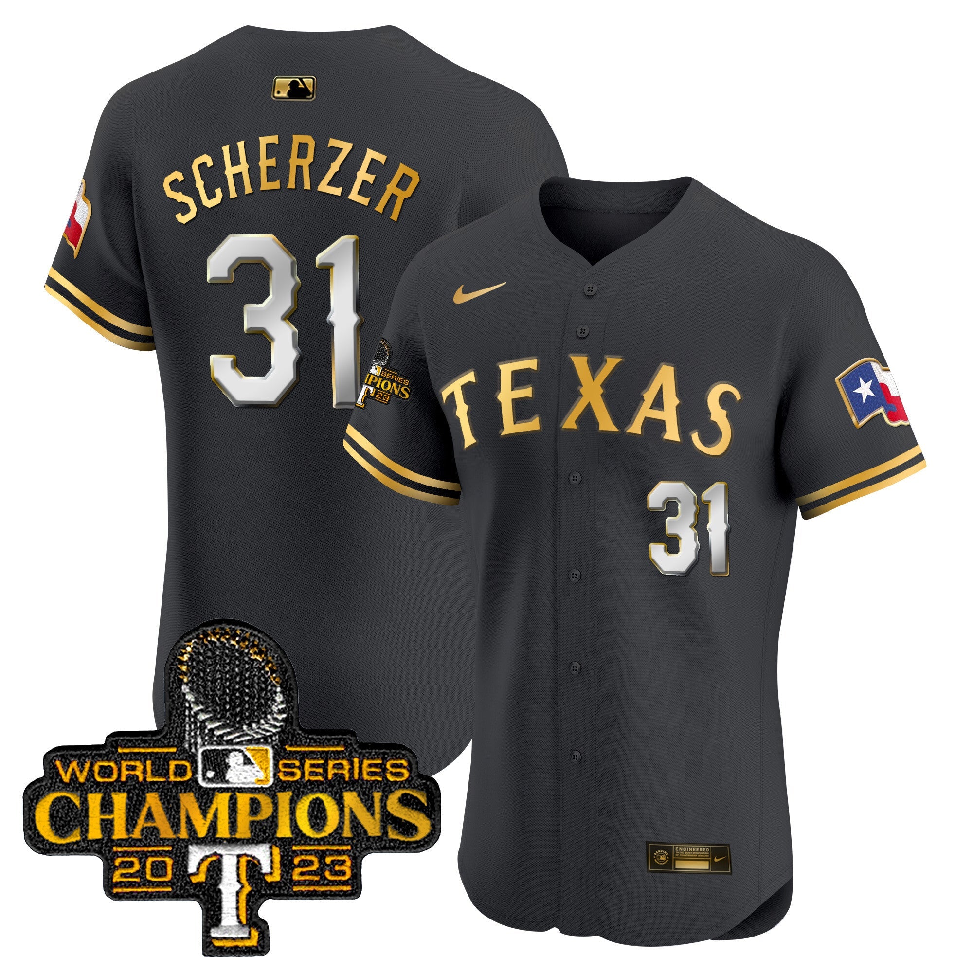 Men’s Texas World Series Champions Vapor Premier Elite Jersey