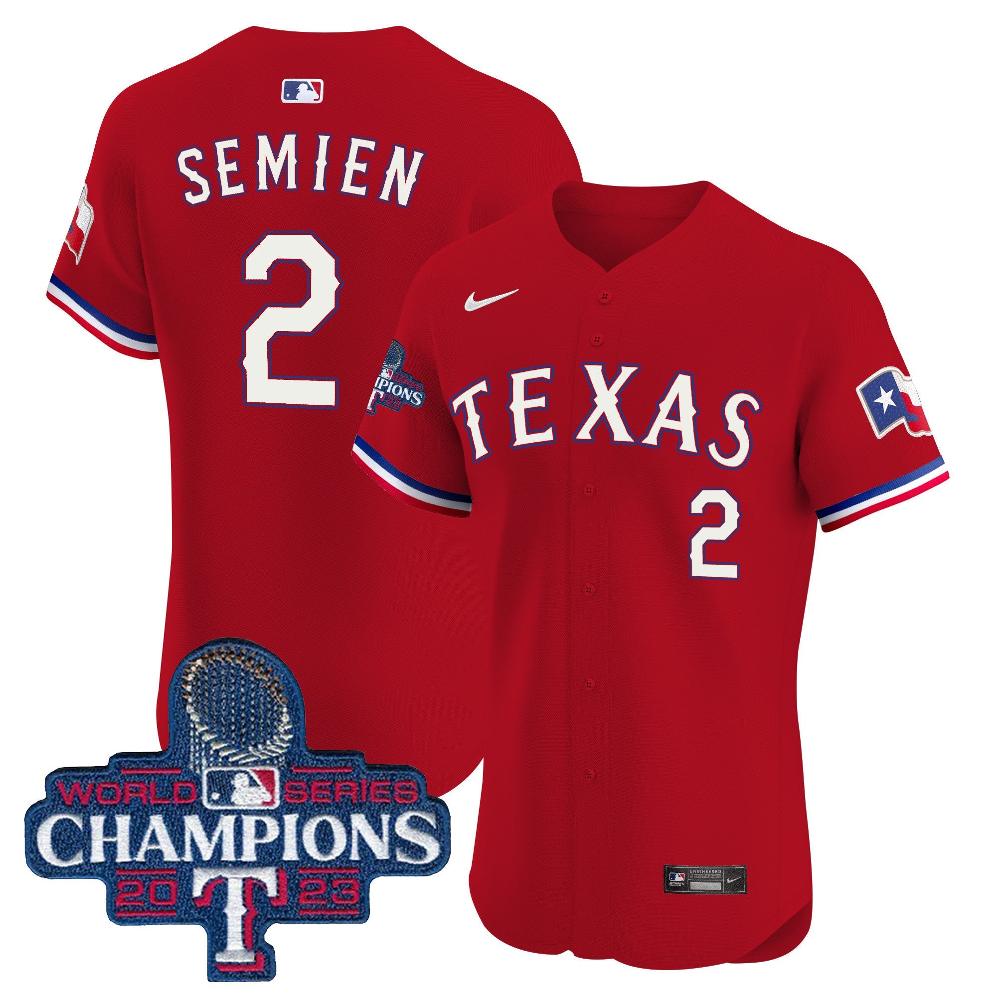 Men’s Texas World Series Champions Vapor Premier Elite Jersey