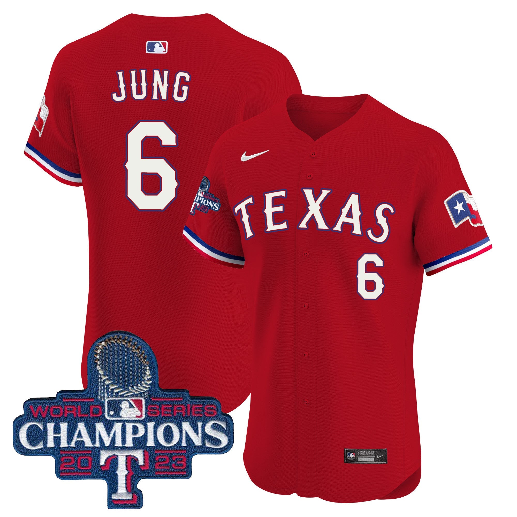 Men’s Texas World Series Champions Vapor Premier Elite Jersey